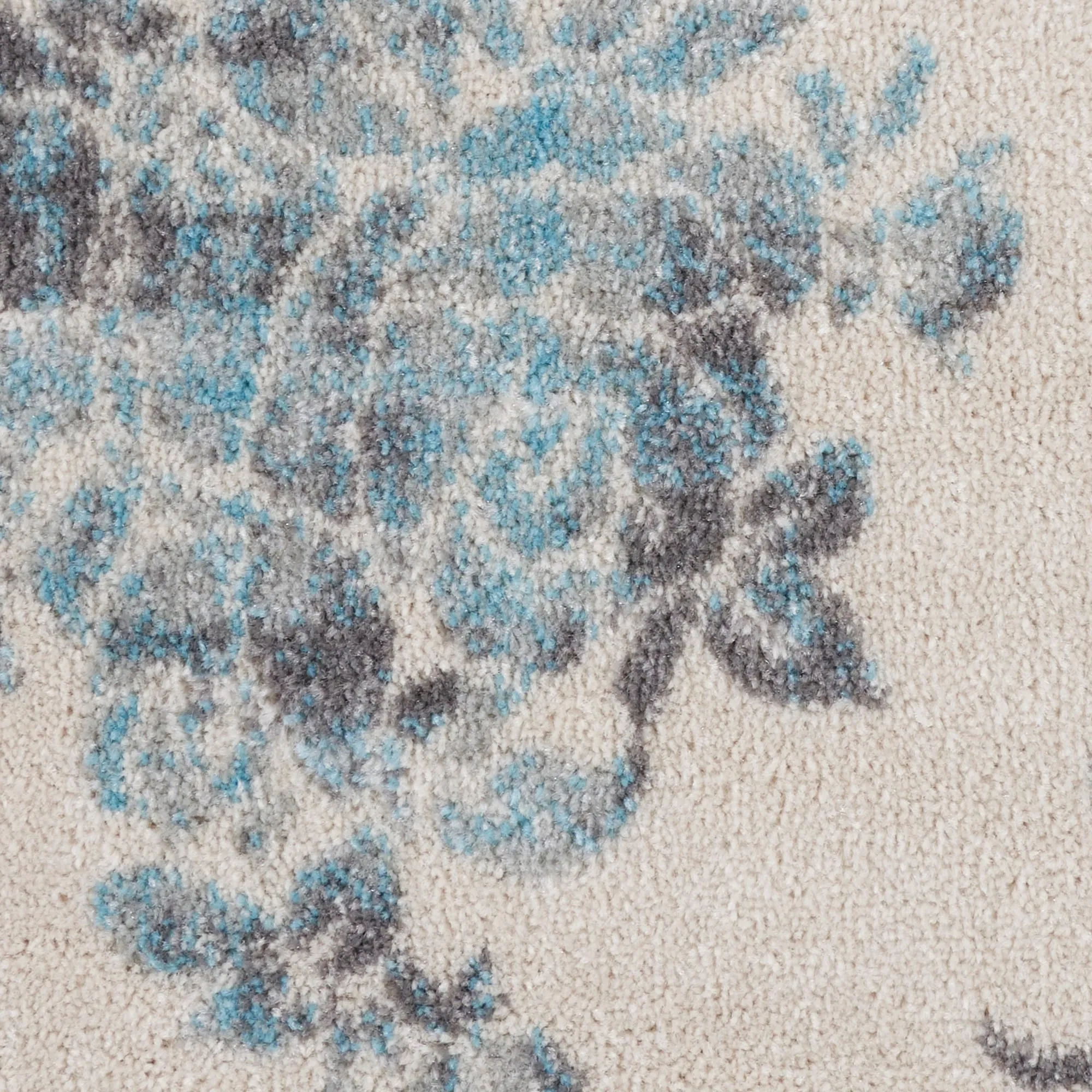 Nourison Tranquil French Country Floral Damask Area Rug
