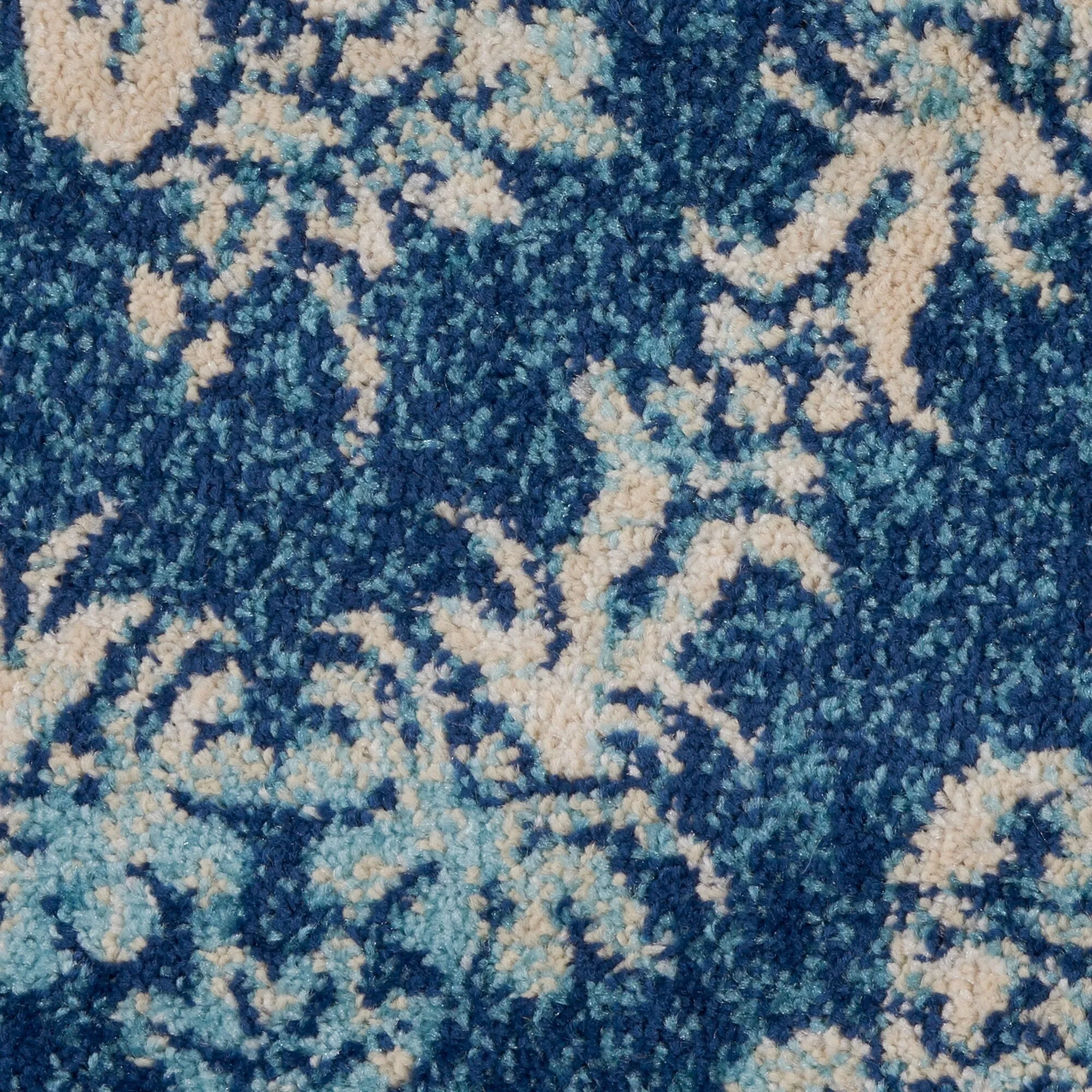 Nourison Tranquil French Country Floral Damask Area Rug