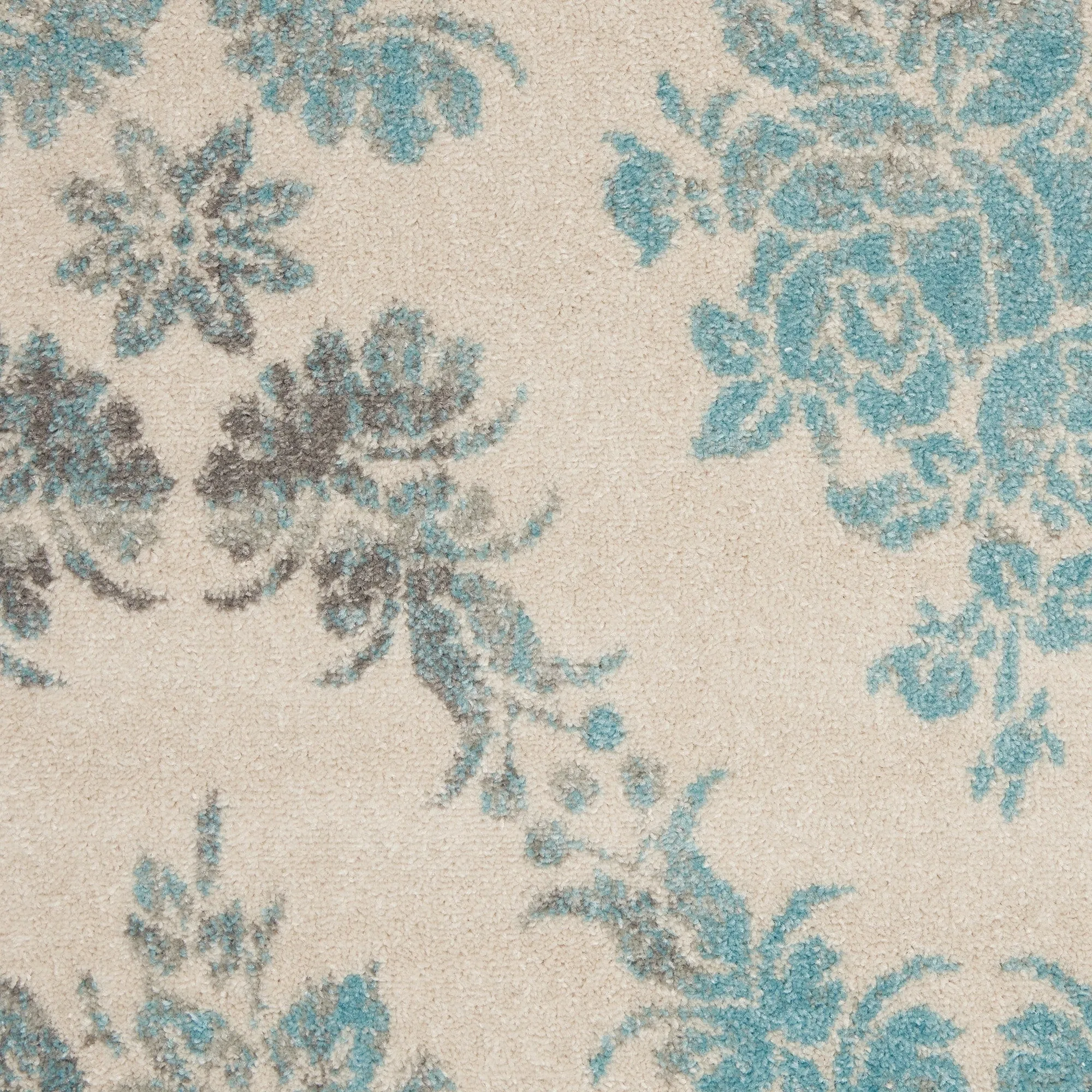 Nourison Tranquil French Country Floral Damask Area Rug
