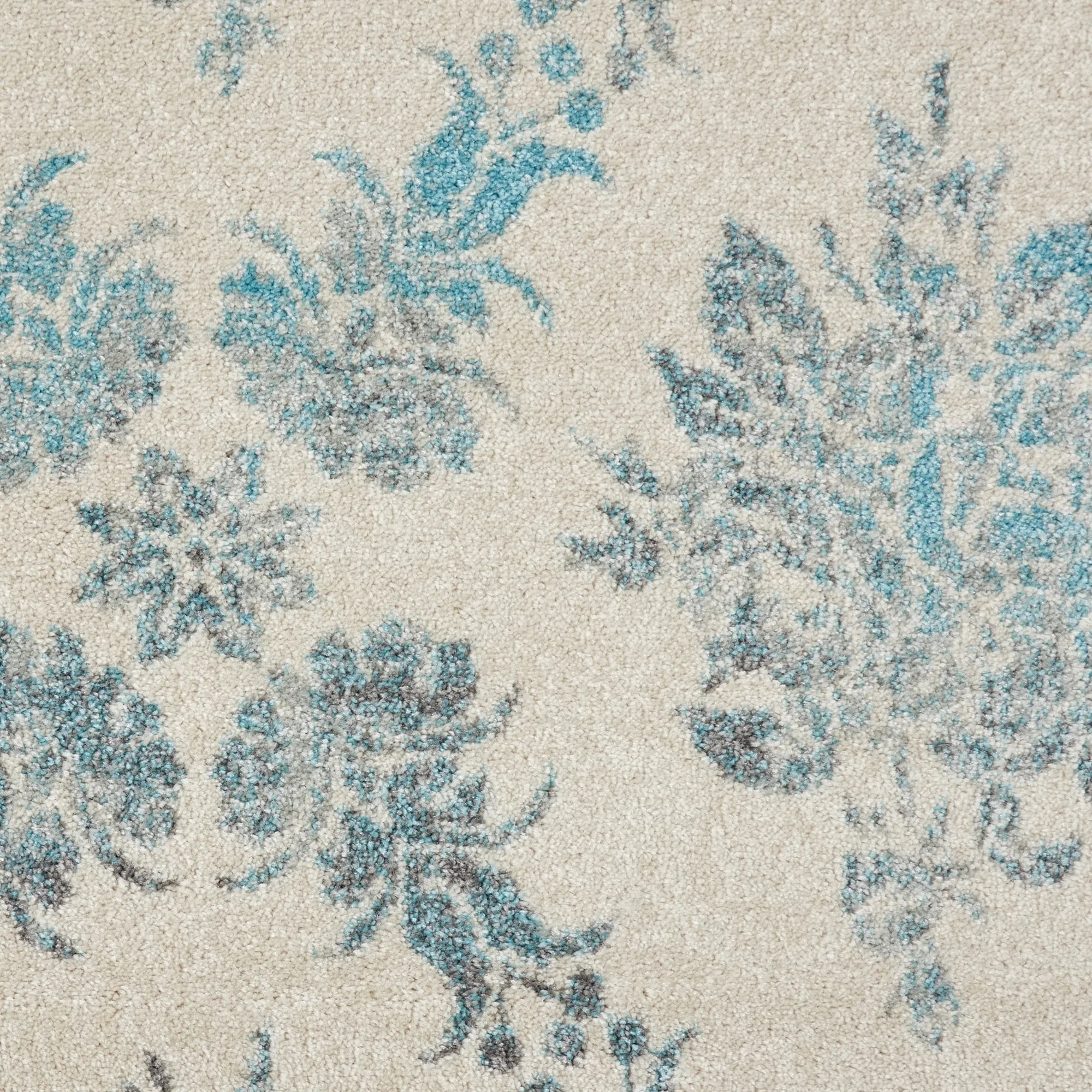 Nourison Tranquil French Country Floral Damask Area Rug