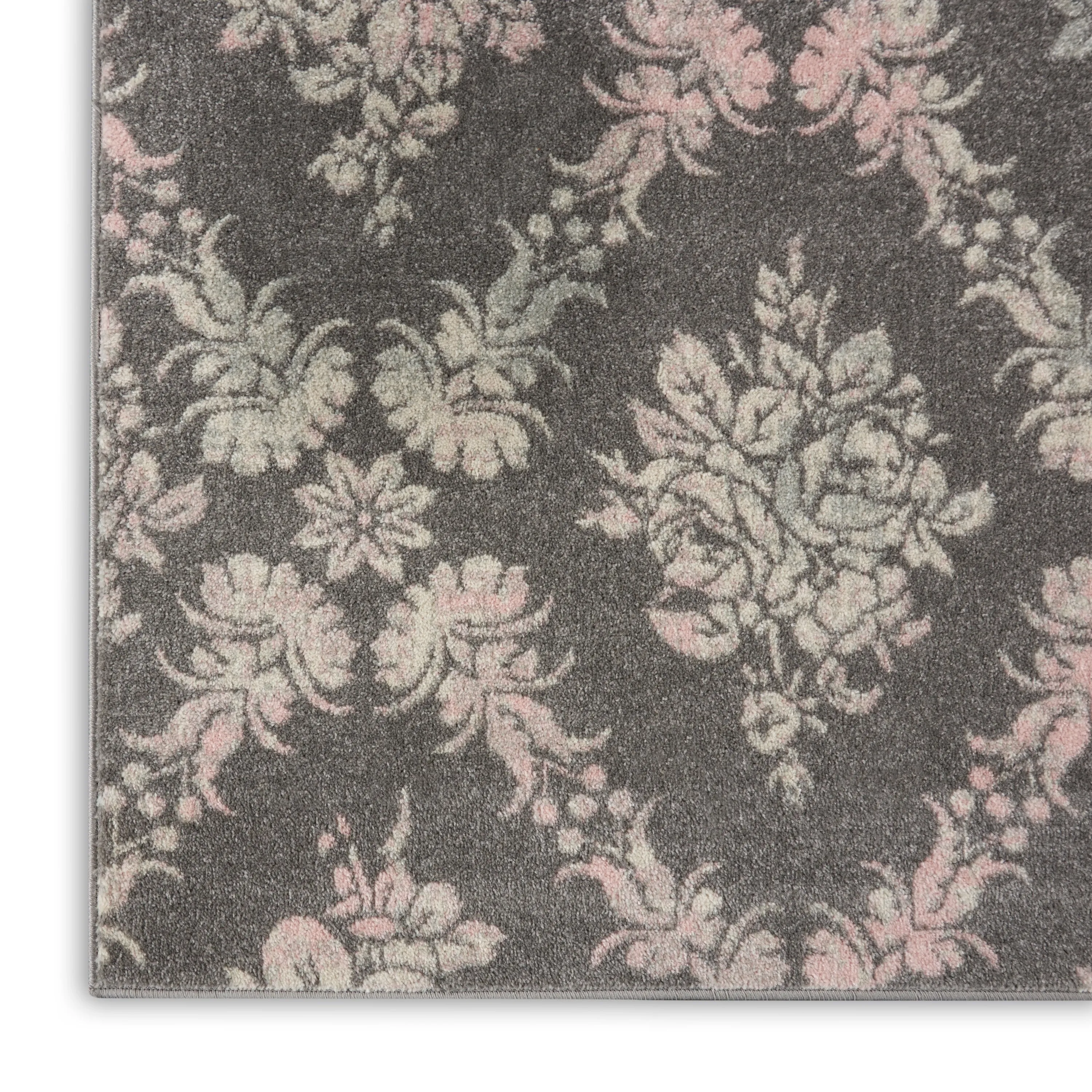 Nourison Tranquil French Country Floral Damask Area Rug
