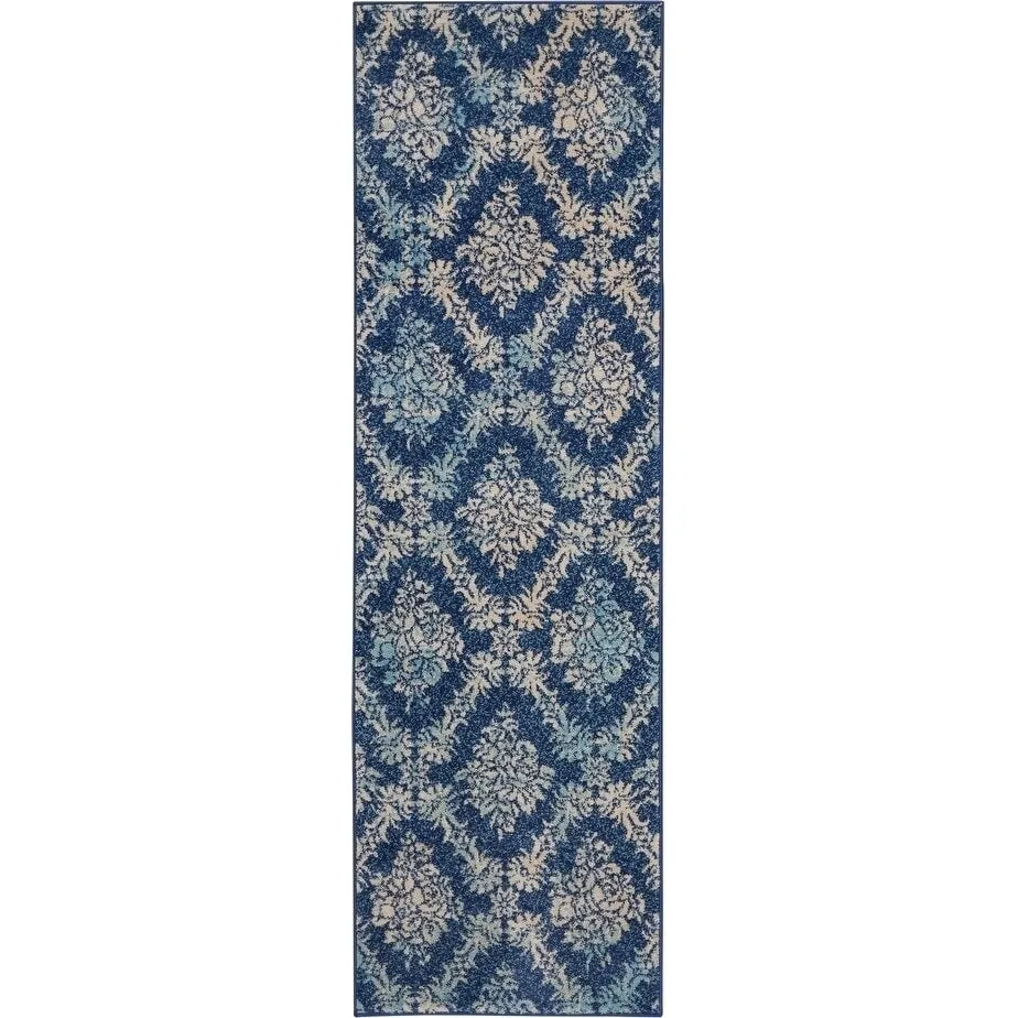 Nourison Tranquil French Country Floral Damask Area Rug