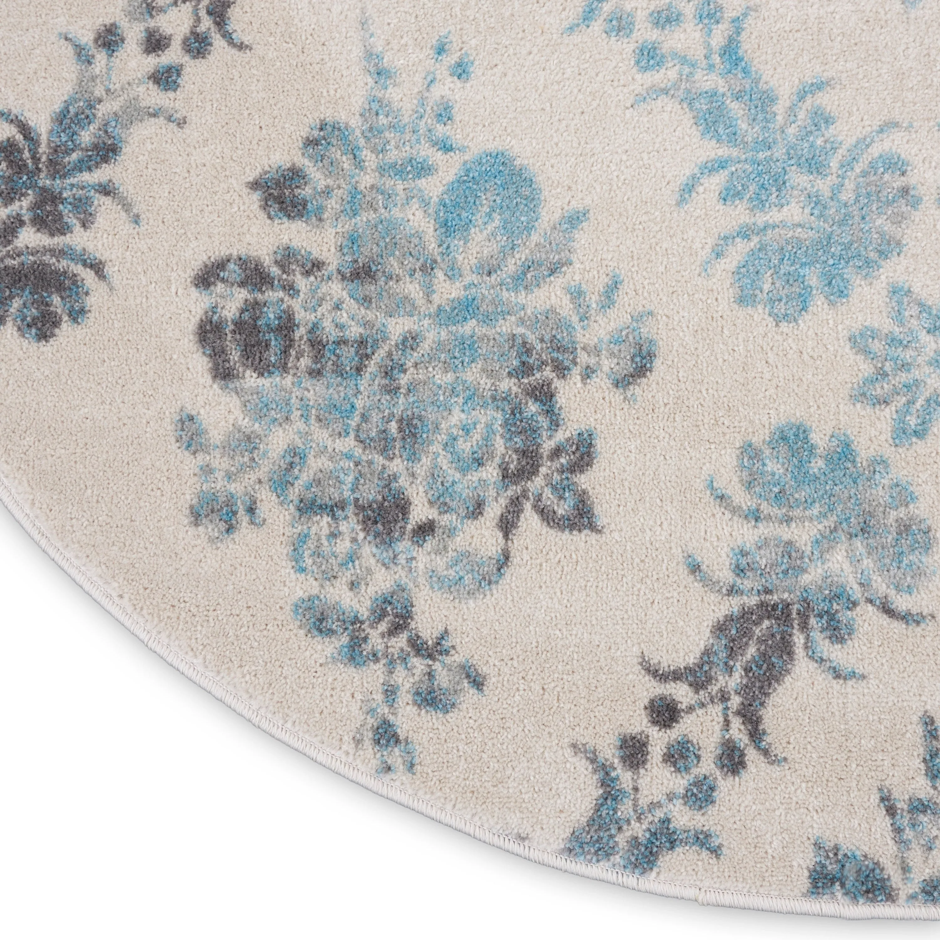 Nourison Tranquil French Country Floral Damask Area Rug