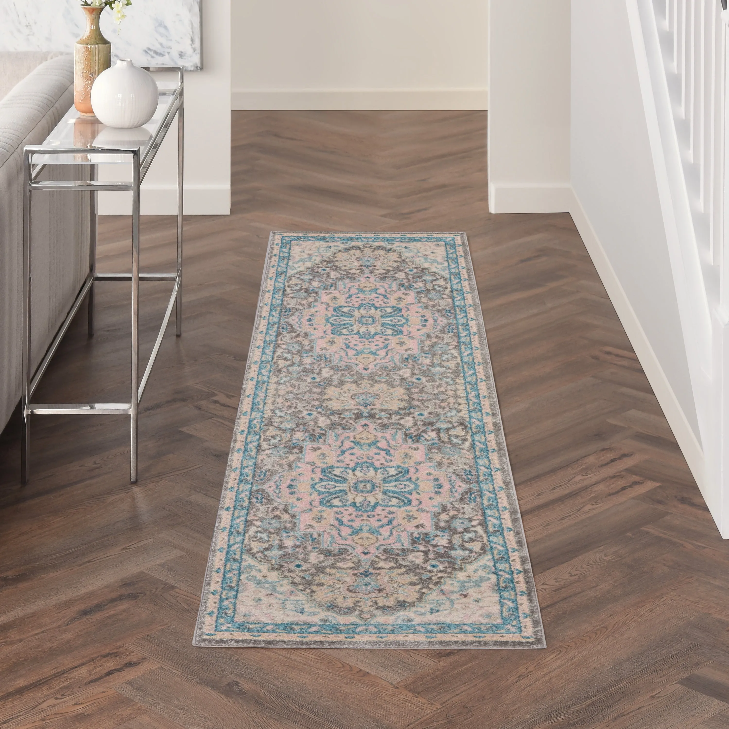 Nourison Tranquil Persian Vintage Oushak Area Rug