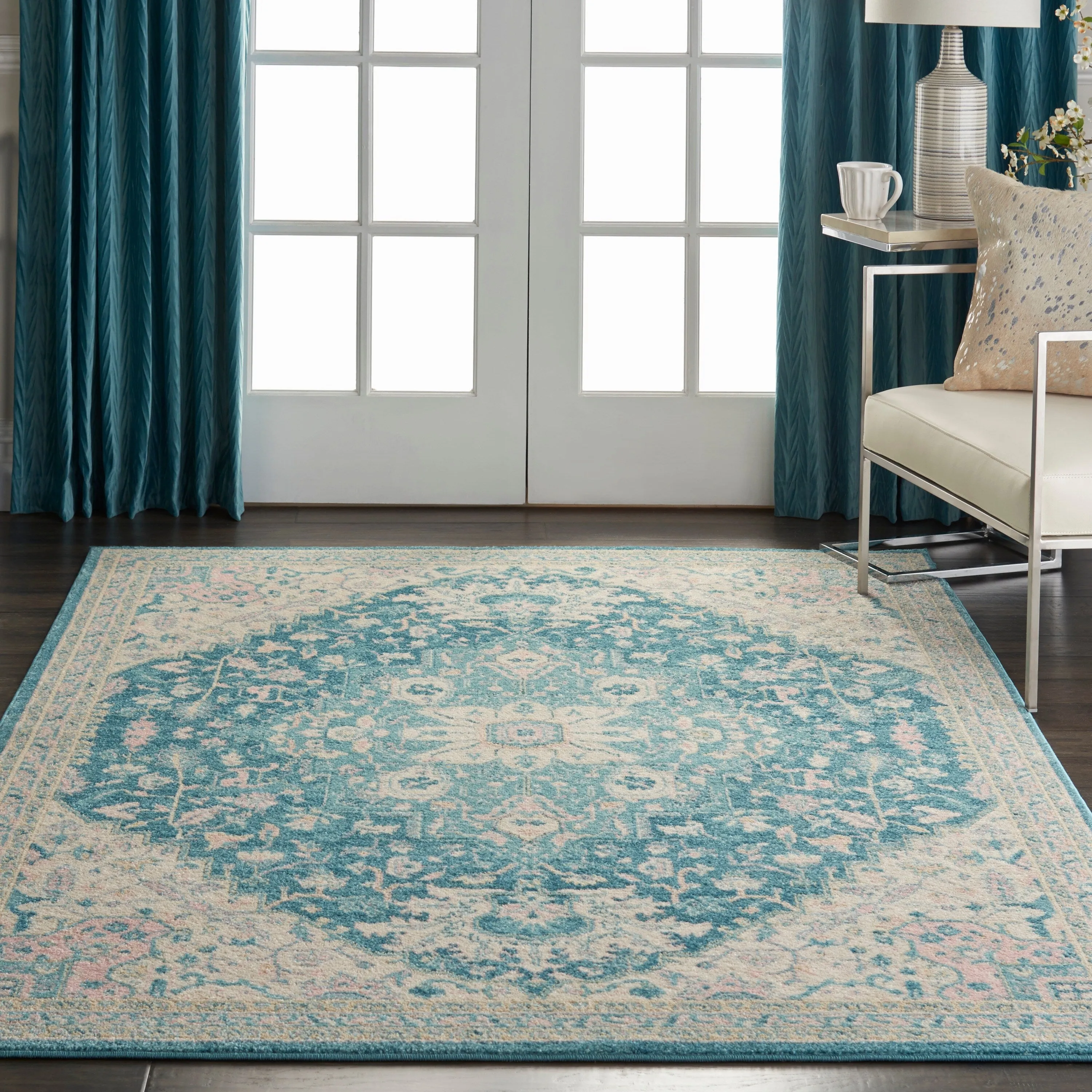 Nourison Tranquil Persian Vintage Oushak Area Rug