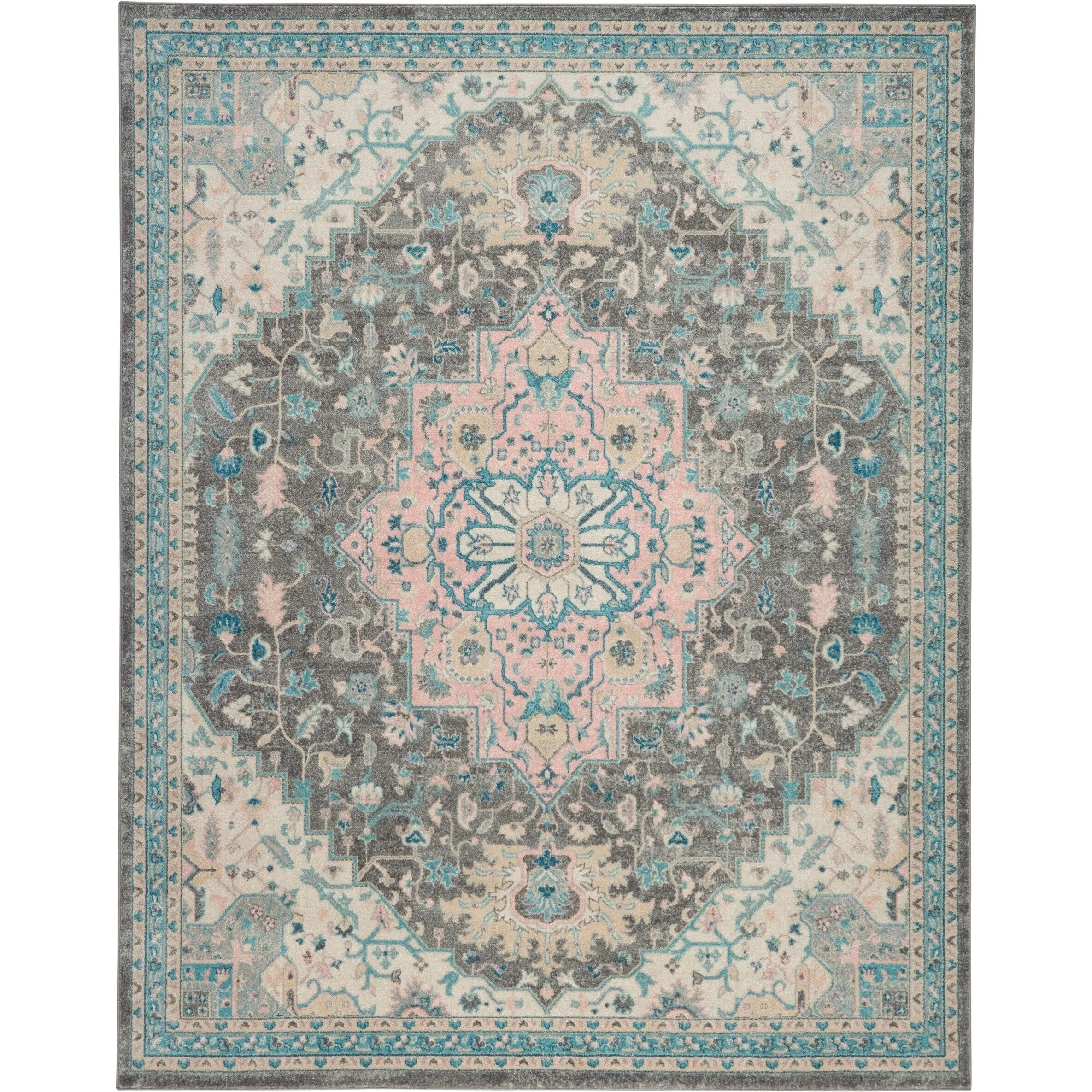 Nourison Tranquil Persian Vintage Oushak Area Rug