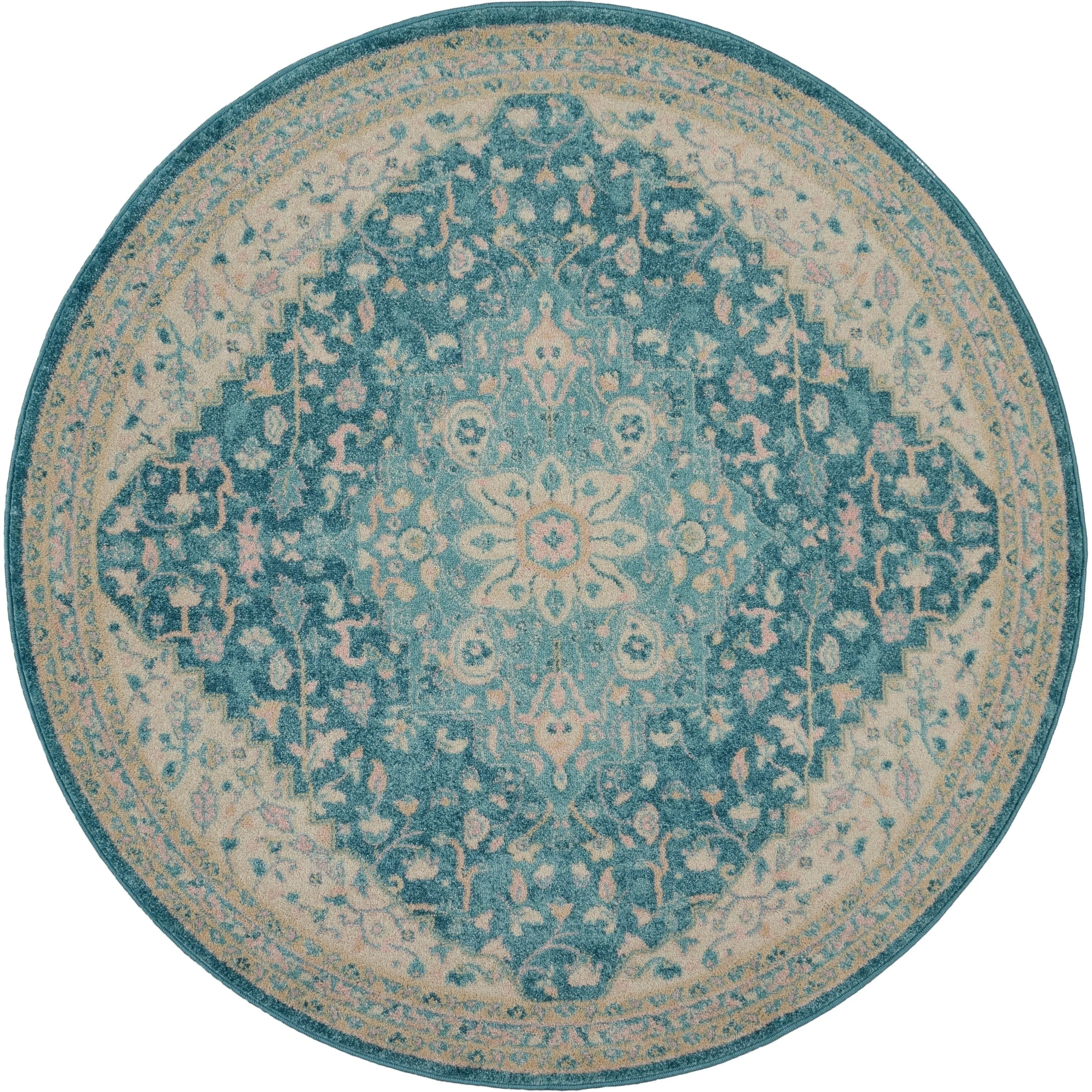 Nourison Tranquil Persian Vintage Oushak Area Rug