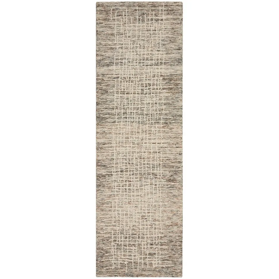 Nourison Vail Textured Wool Modern Crosshatch Area Rug