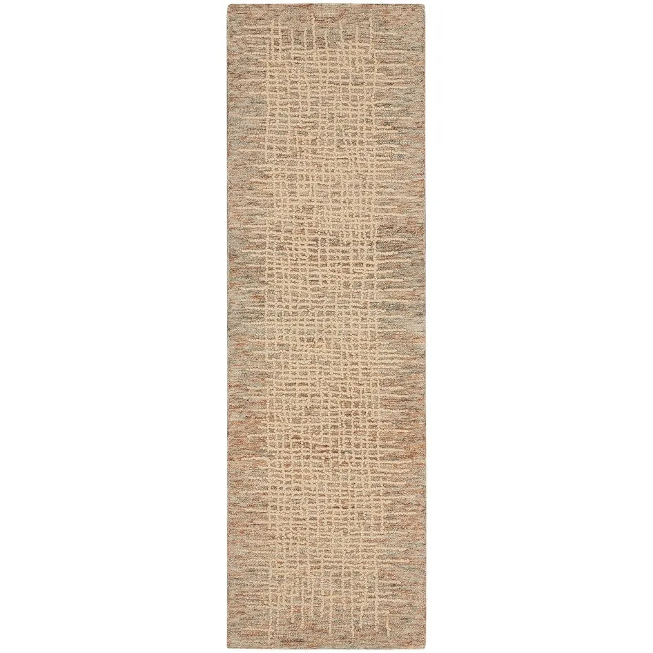 Nourison Vail Textured Wool Modern Crosshatch Area Rug