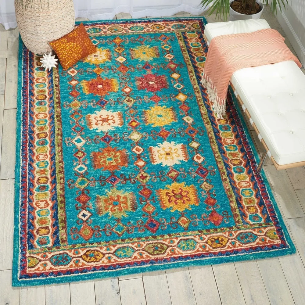Nourison Vibrant Traditional Wool Area Rug