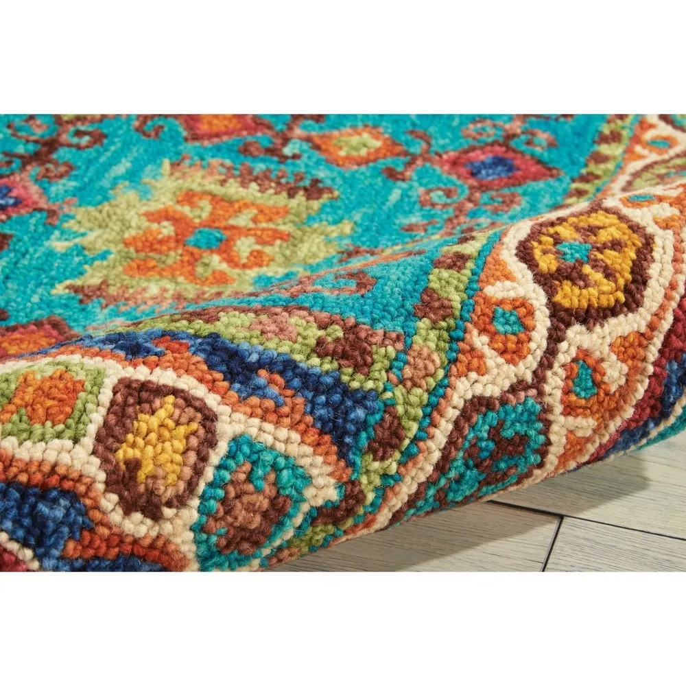 Nourison Vibrant Traditional Wool Area Rug