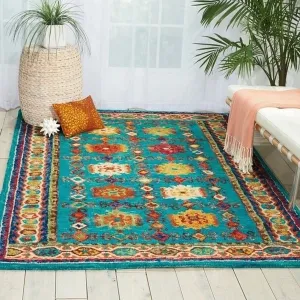 Nourison Vibrant Traditional Wool Area Rug