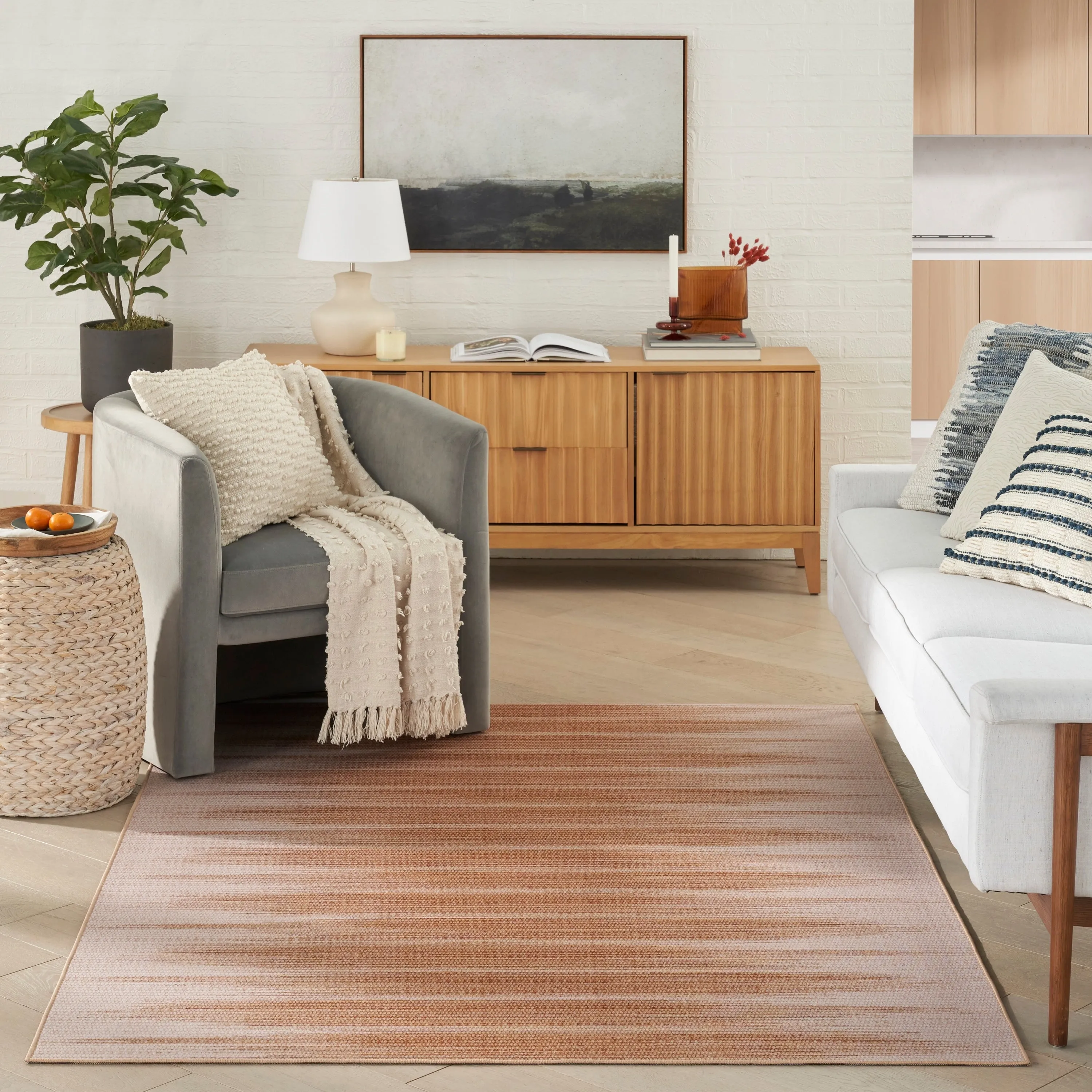 Nourison Vintage Home Indoor Abstract Area Rug