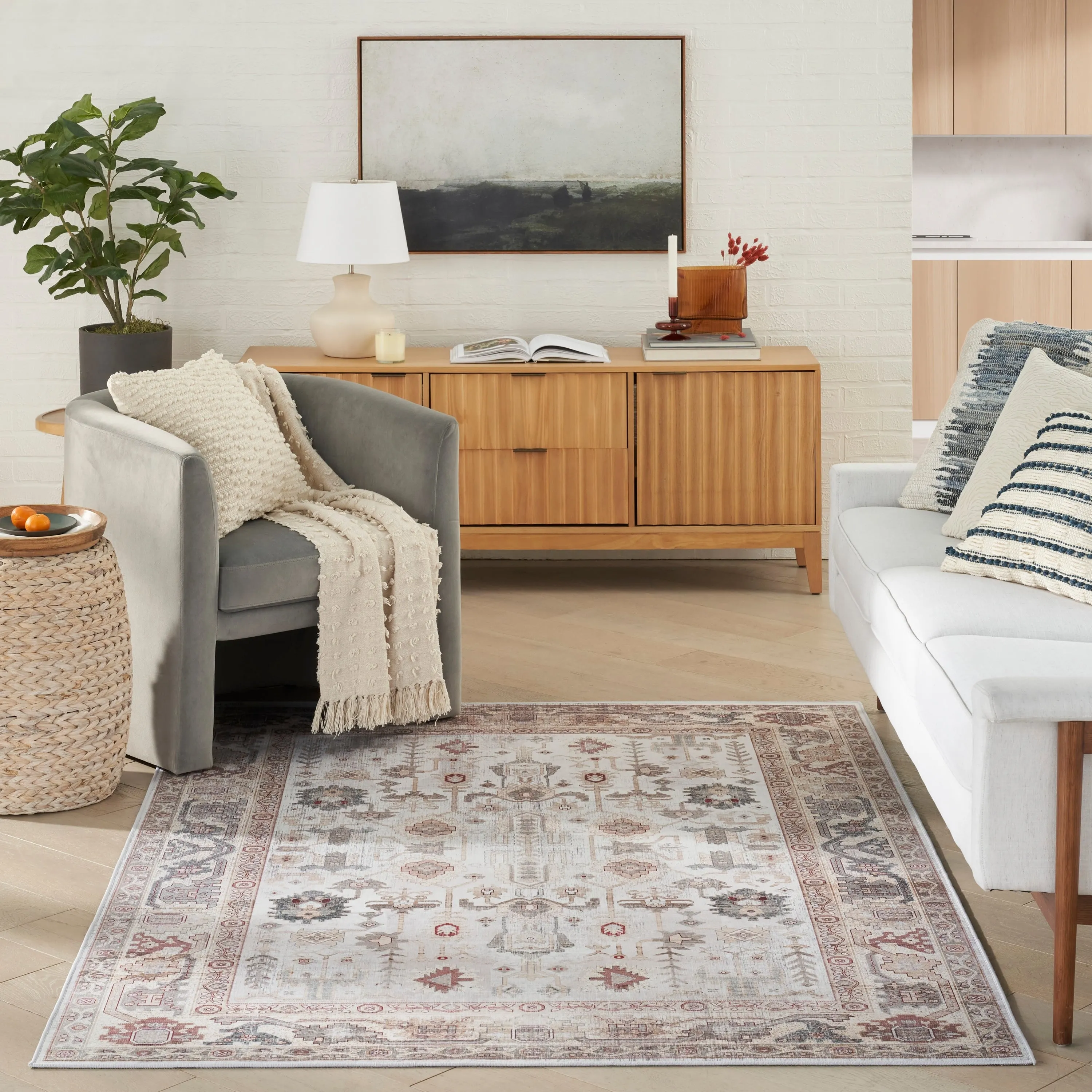 Nourison Vintage Home Indoor Persian Area Rug