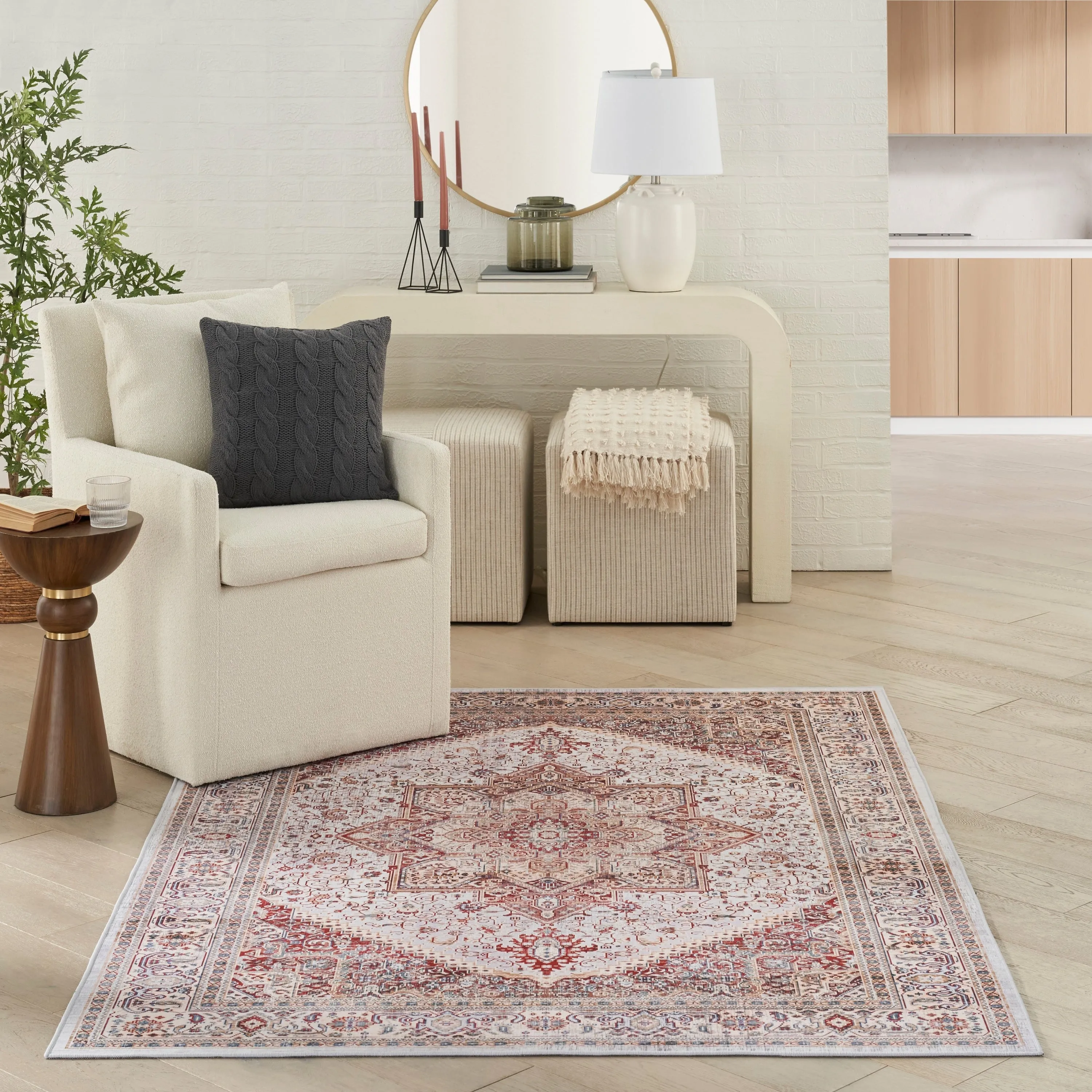 Nourison Vintage Home Indoor Persian Area Rug
