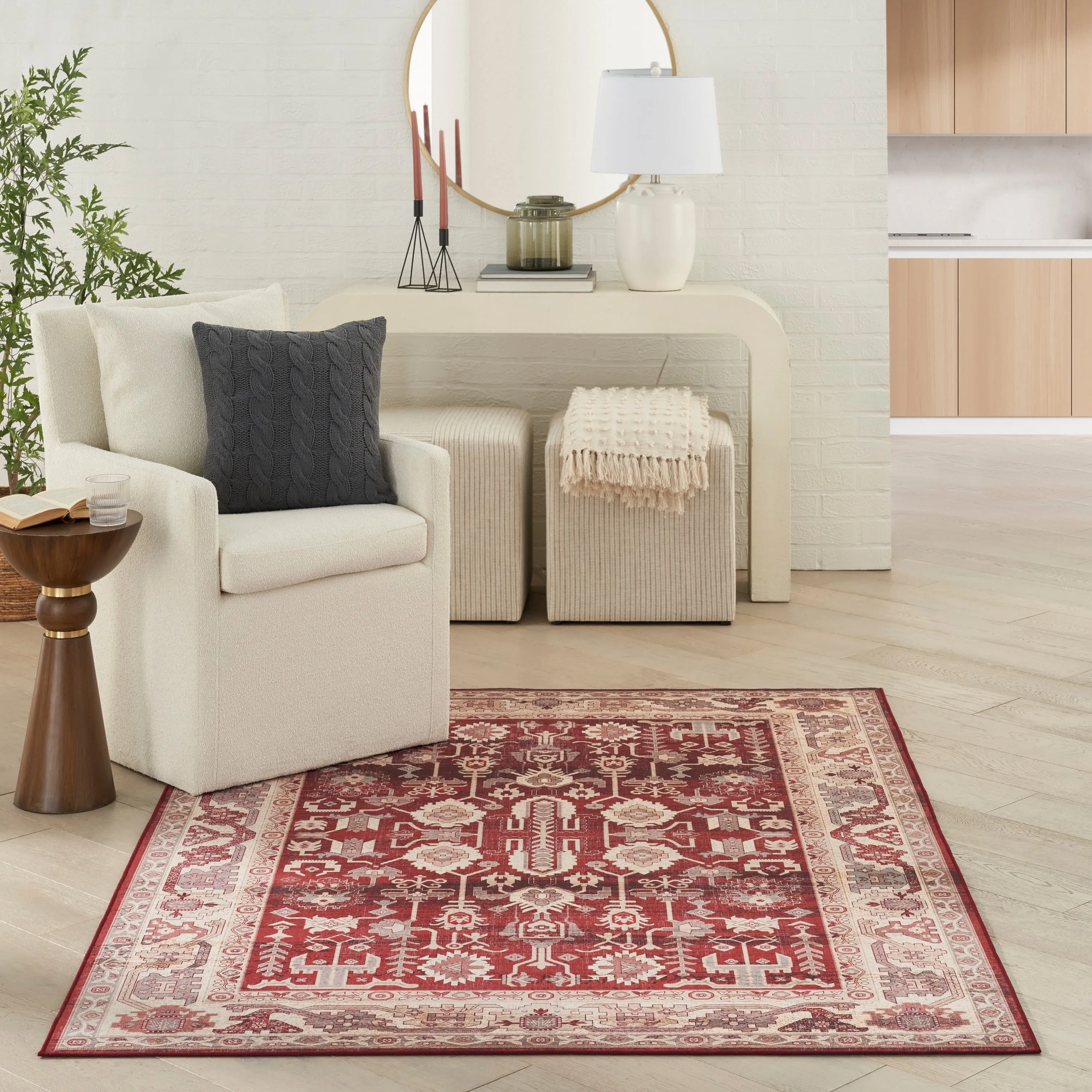 Nourison Vintage Home Indoor Persian Area Rug