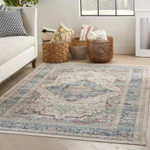 Nourison Vintage Kashan Persian Medallion Area Rug