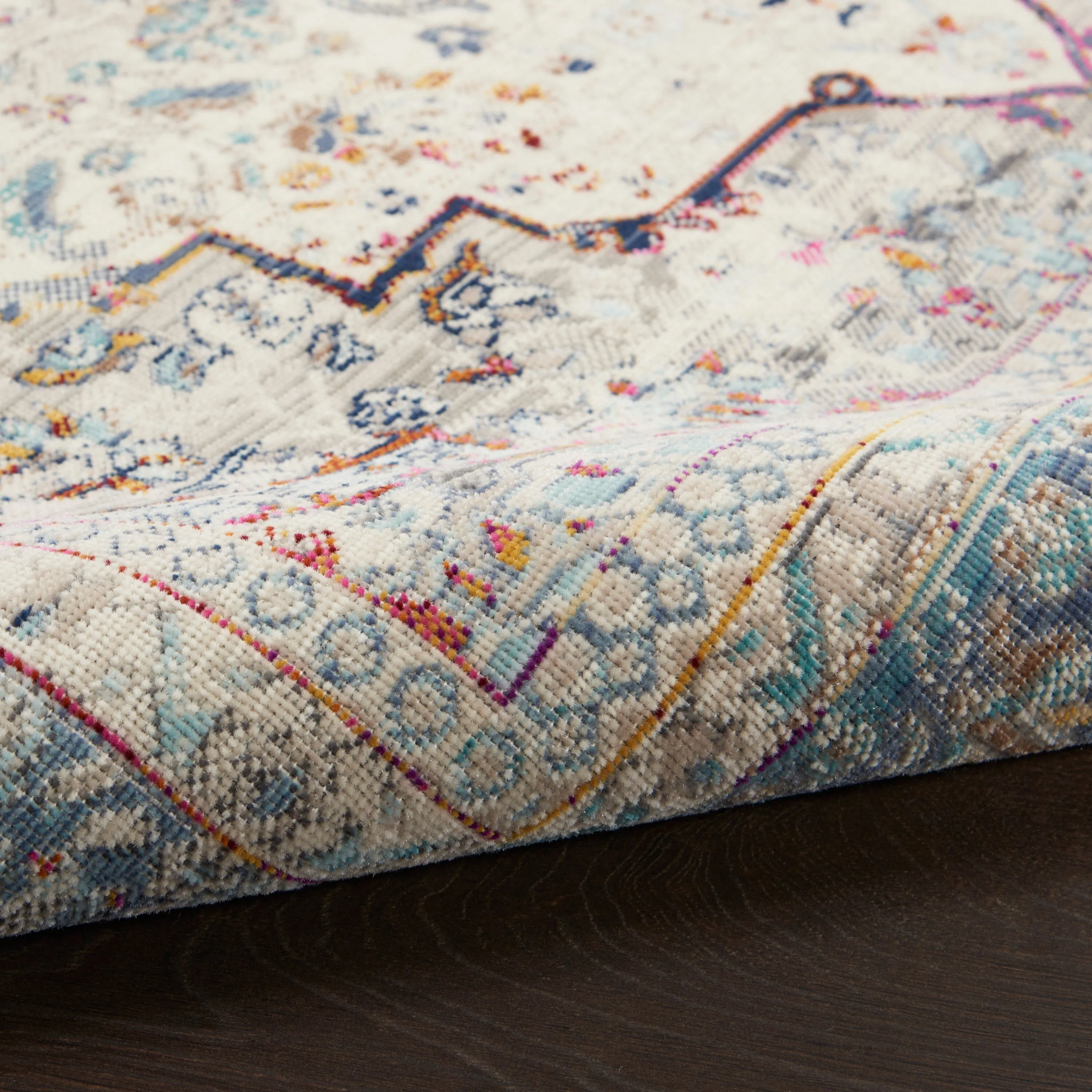 Nourison Vintage Kashan Persian Medallion Area Rug
