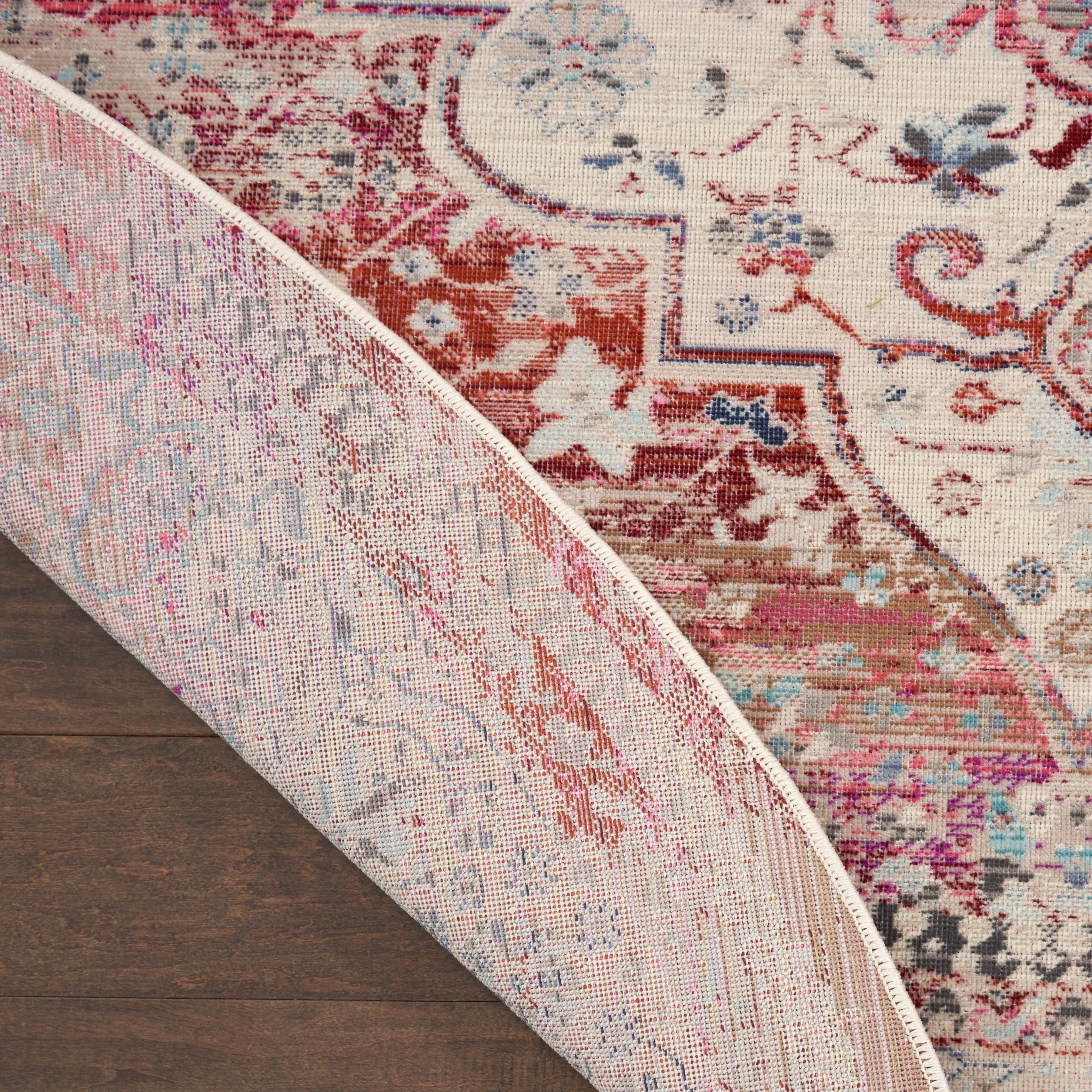 Nourison Vintage Kashan Persian Medallion Area Rug