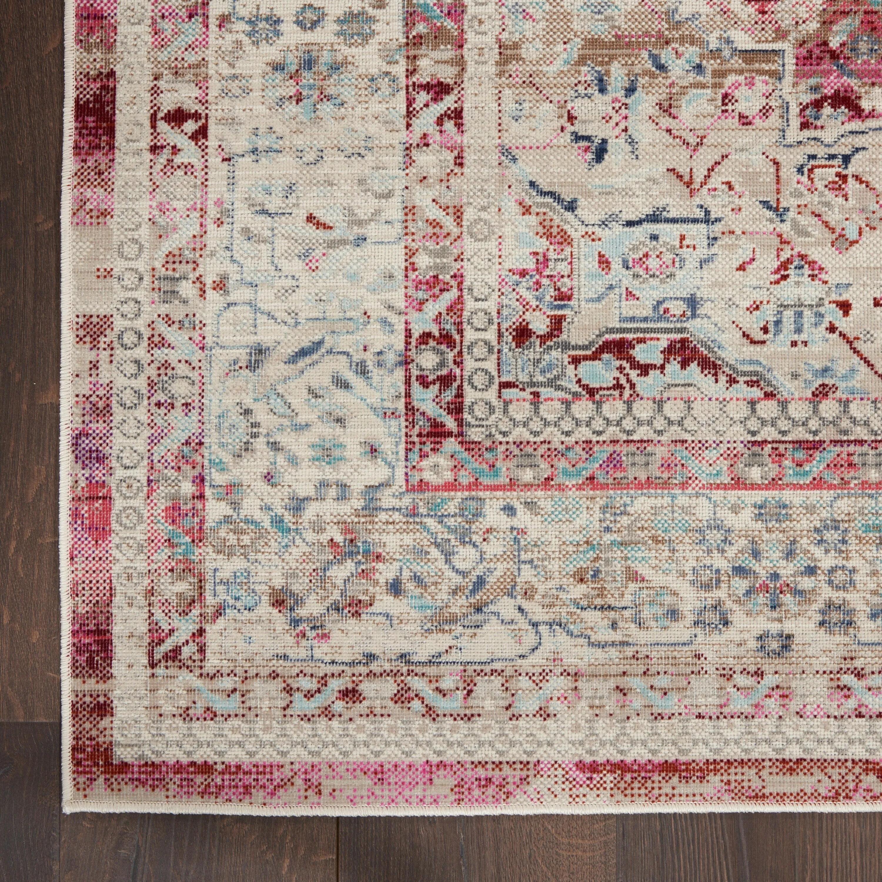 Nourison Vintage Kashan Persian Medallion Area Rug