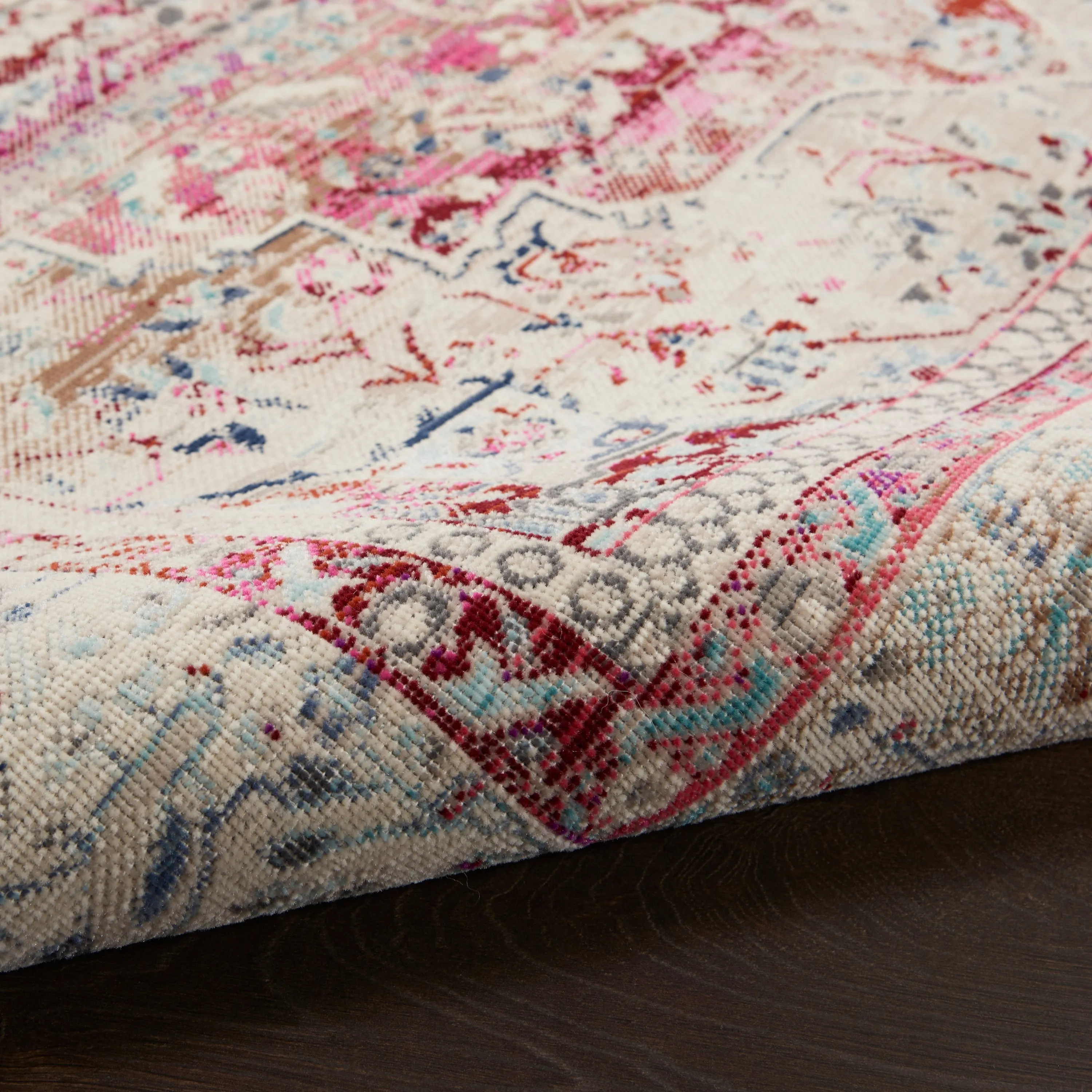 Nourison Vintage Kashan Persian Medallion Area Rug