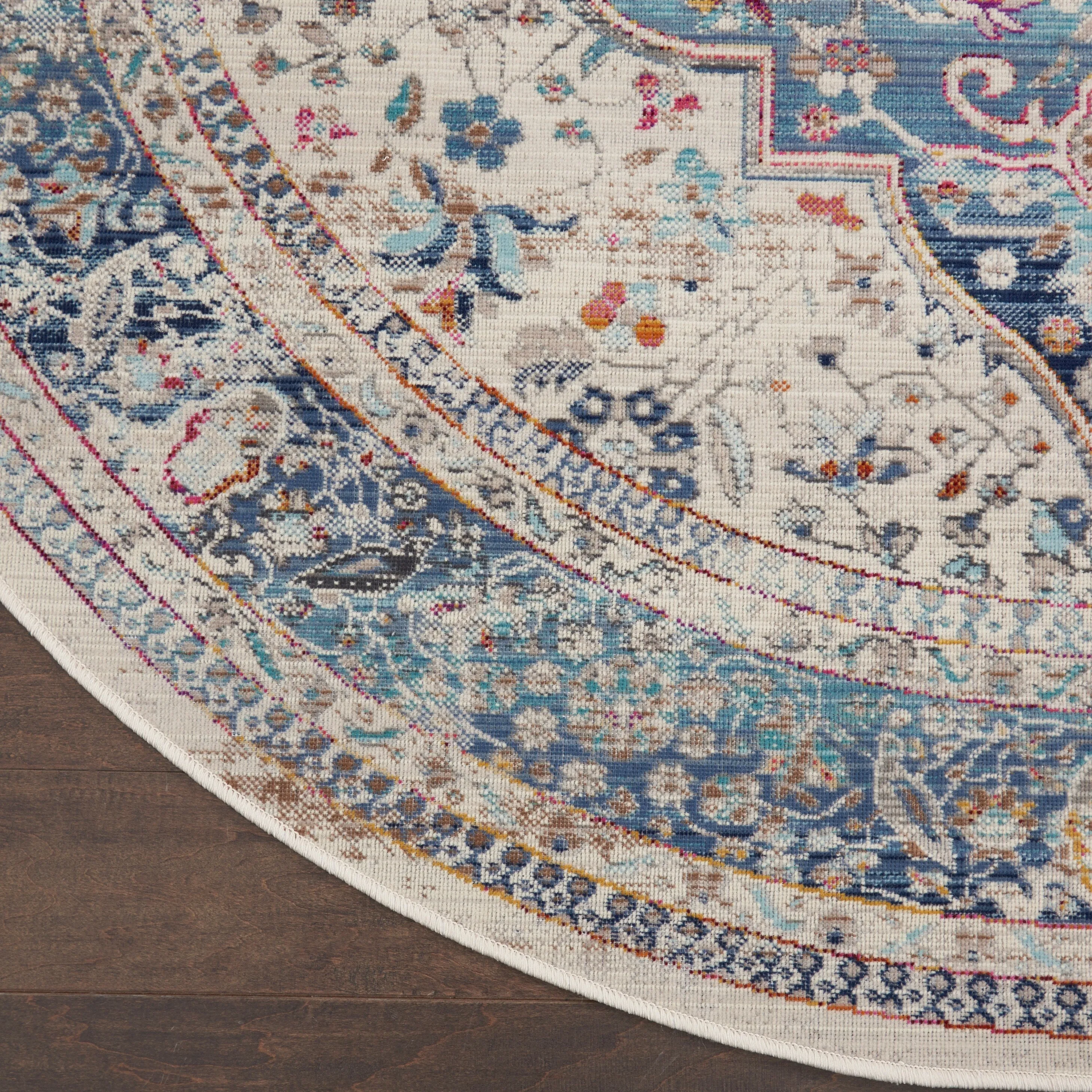 Nourison Vintage Kashan Persian Medallion Area Rug