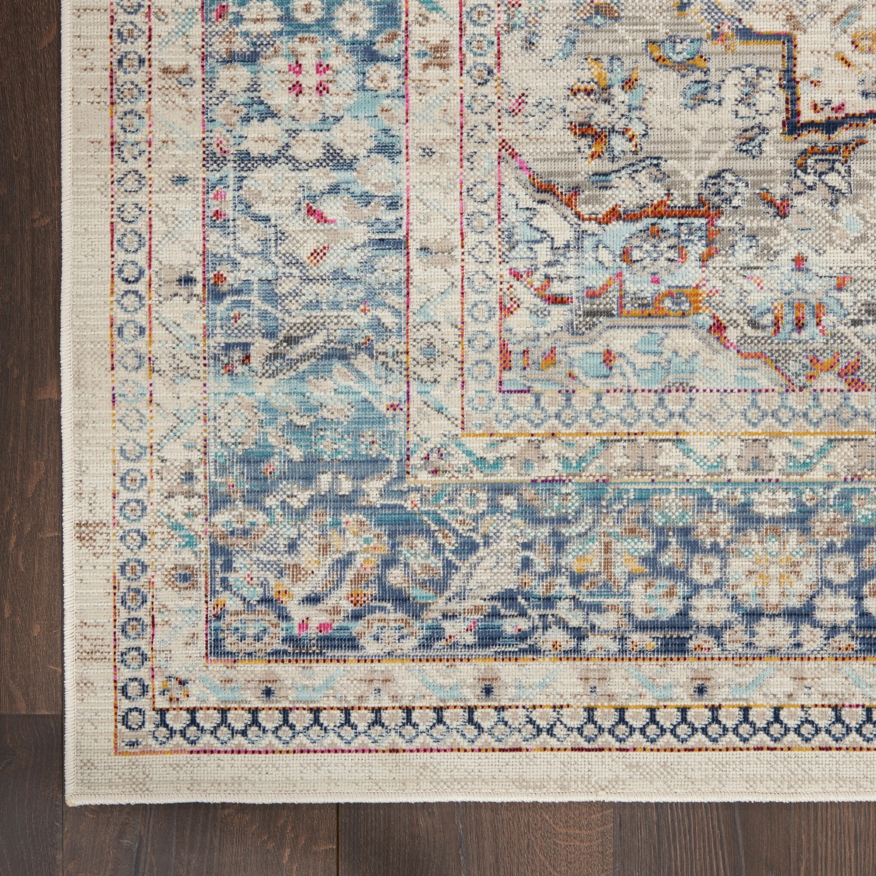 Nourison Vintage Kashan Persian Medallion Area Rug
