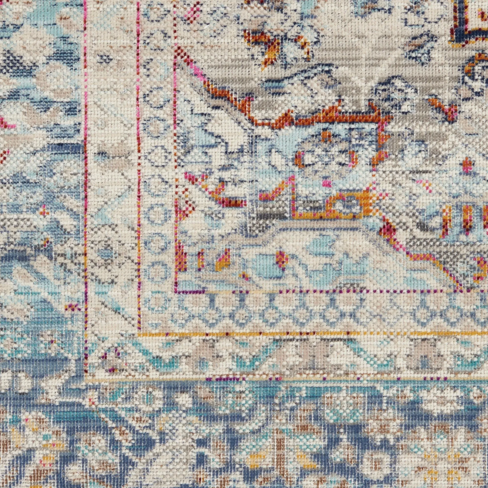 Nourison Vintage Kashan Persian Medallion Area Rug