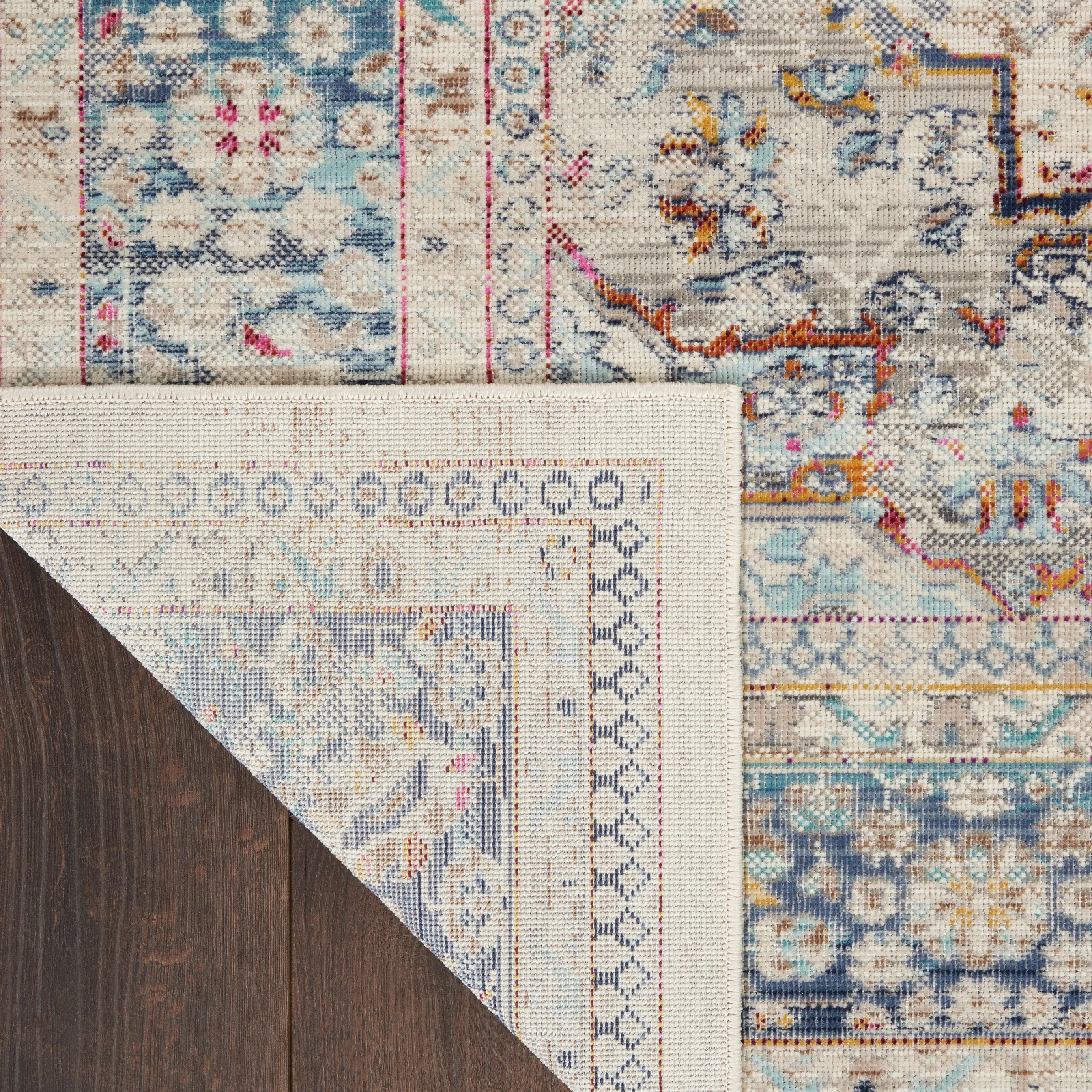Nourison Vintage Kashan Persian Medallion Area Rug