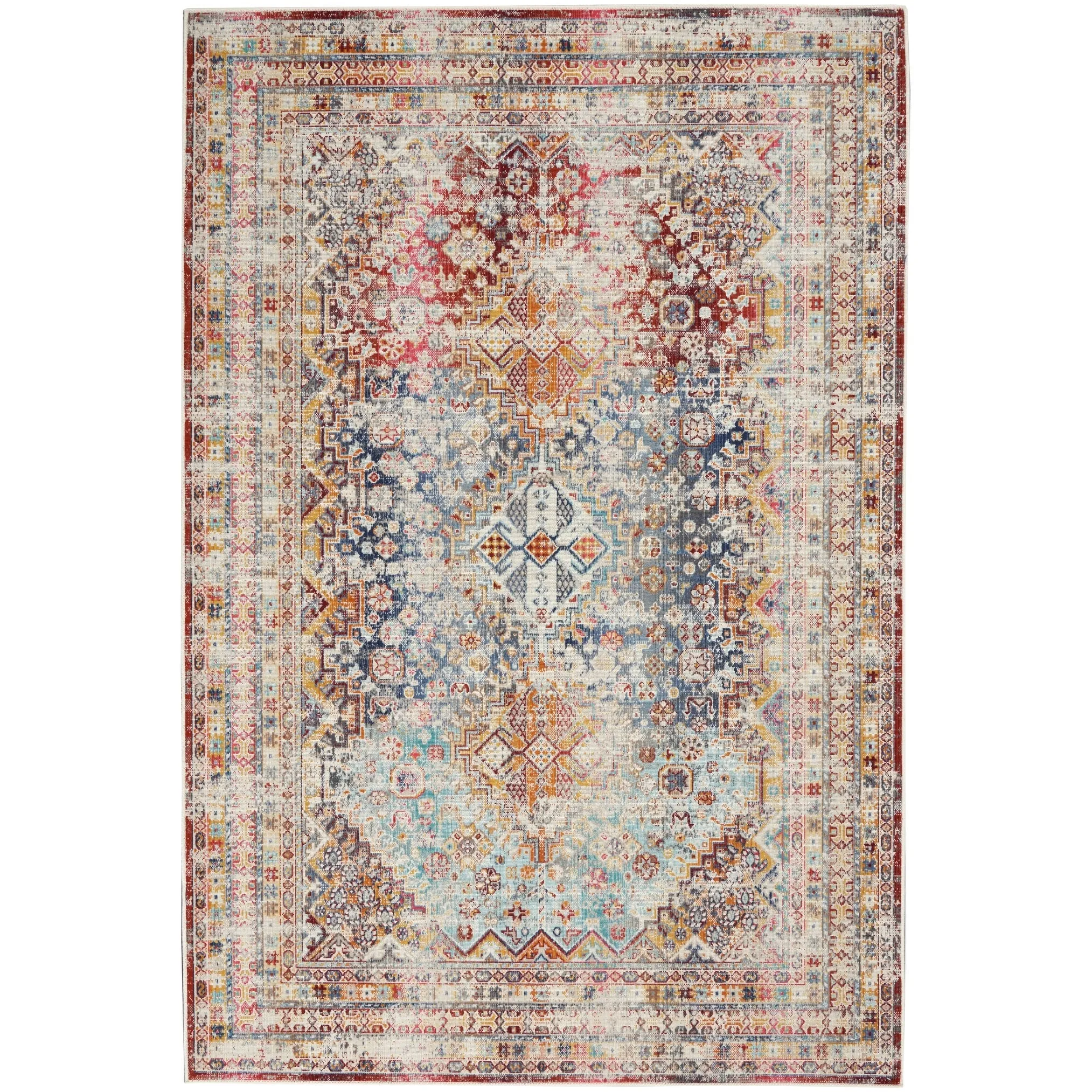 Nourison Vintage Kashan Traditional Persian Vintage Area Rug