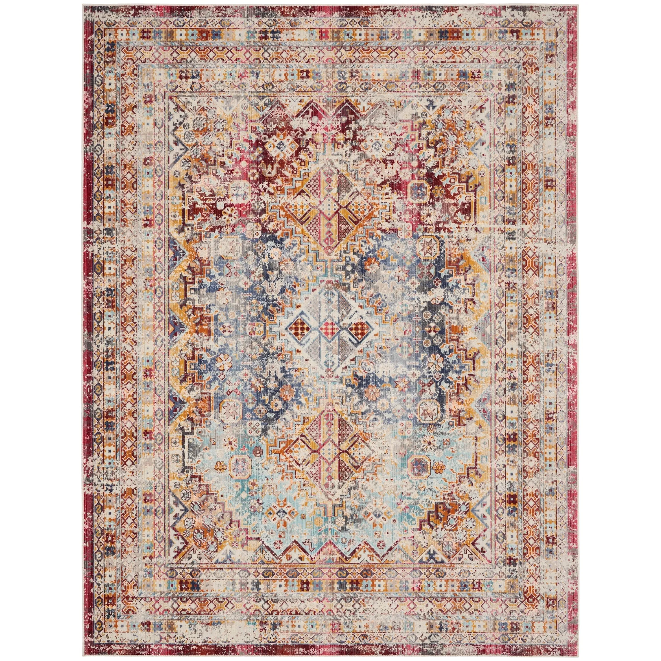 Nourison Vintage Kashan Traditional Persian Vintage Area Rug