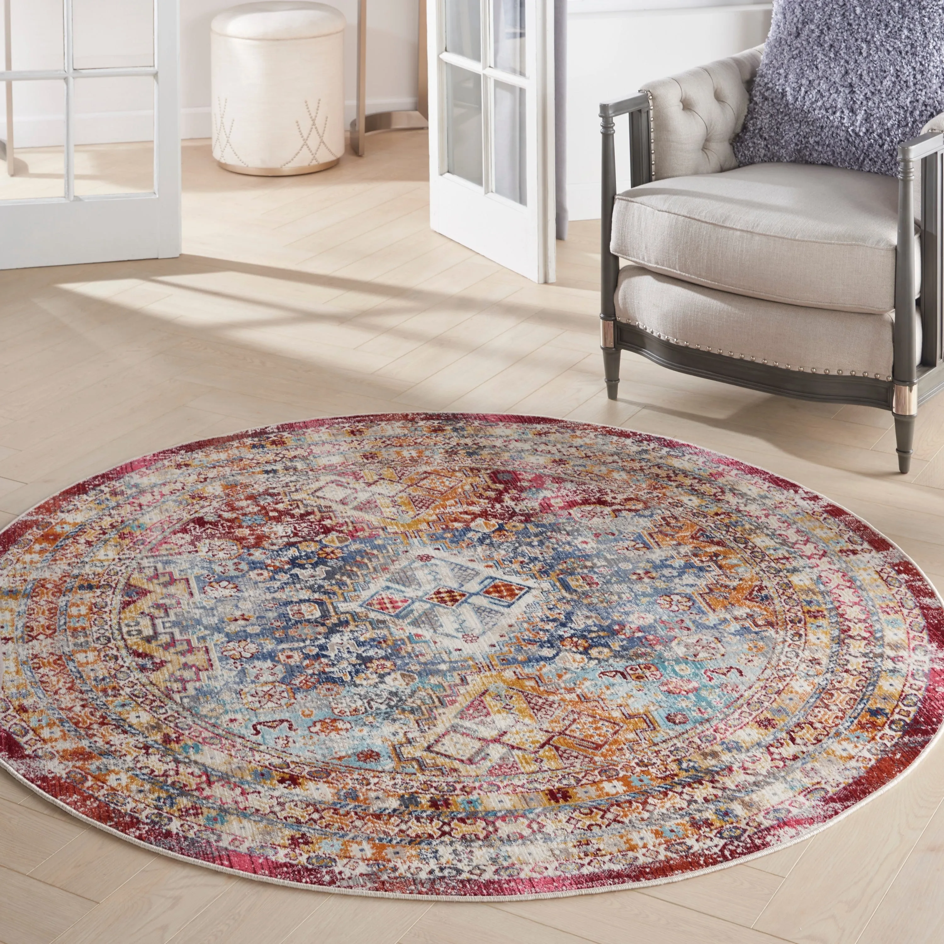 Nourison Vintage Kashan Traditional Persian Vintage Area Rug