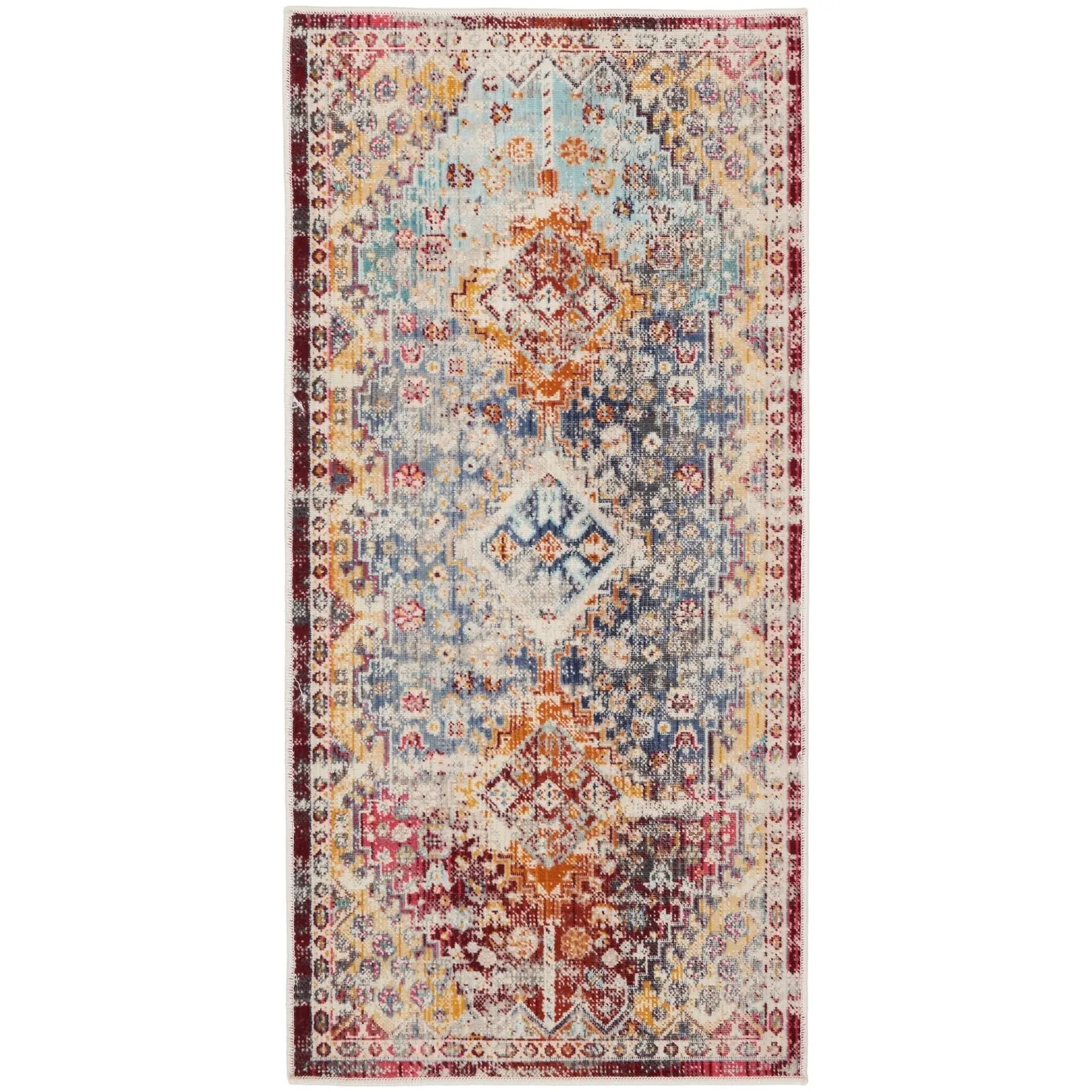 Nourison Vintage Kashan Traditional Persian Vintage Area Rug