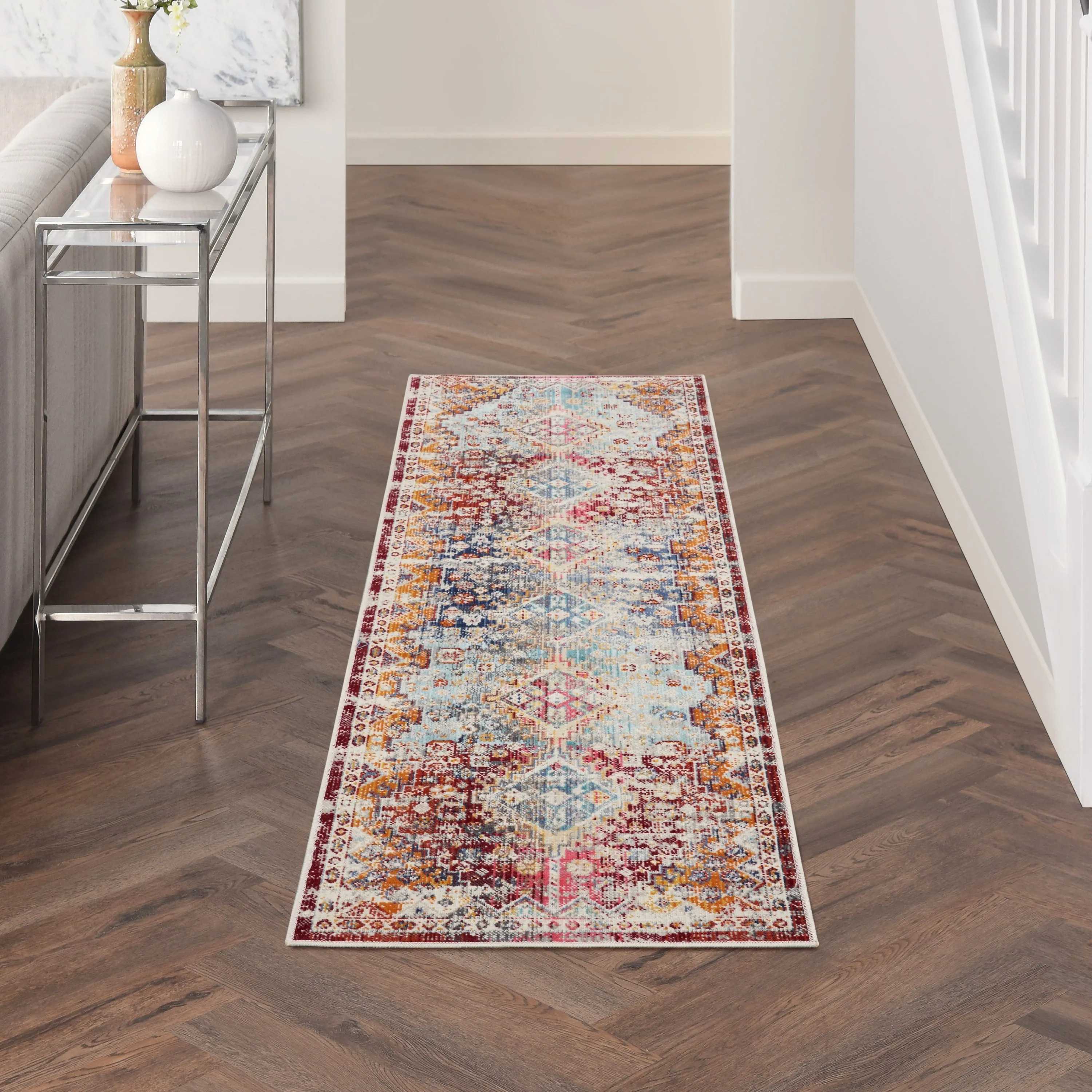Nourison Vintage Kashan Traditional Persian Vintage Area Rug