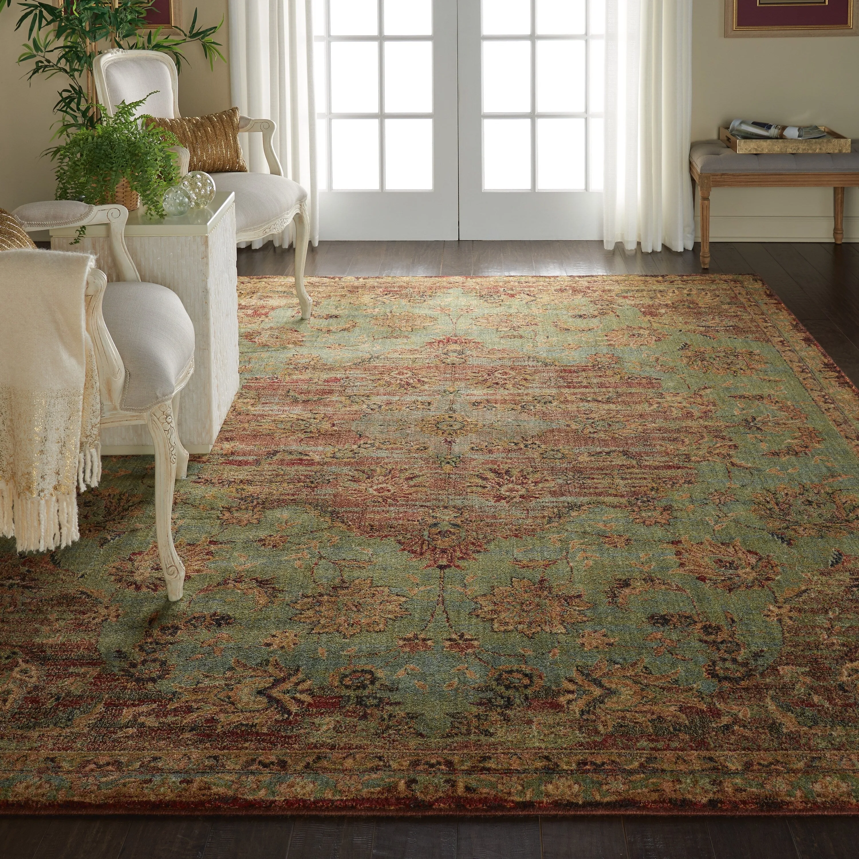 Nourison Vintage Tradition Persian Medallion Area Rug