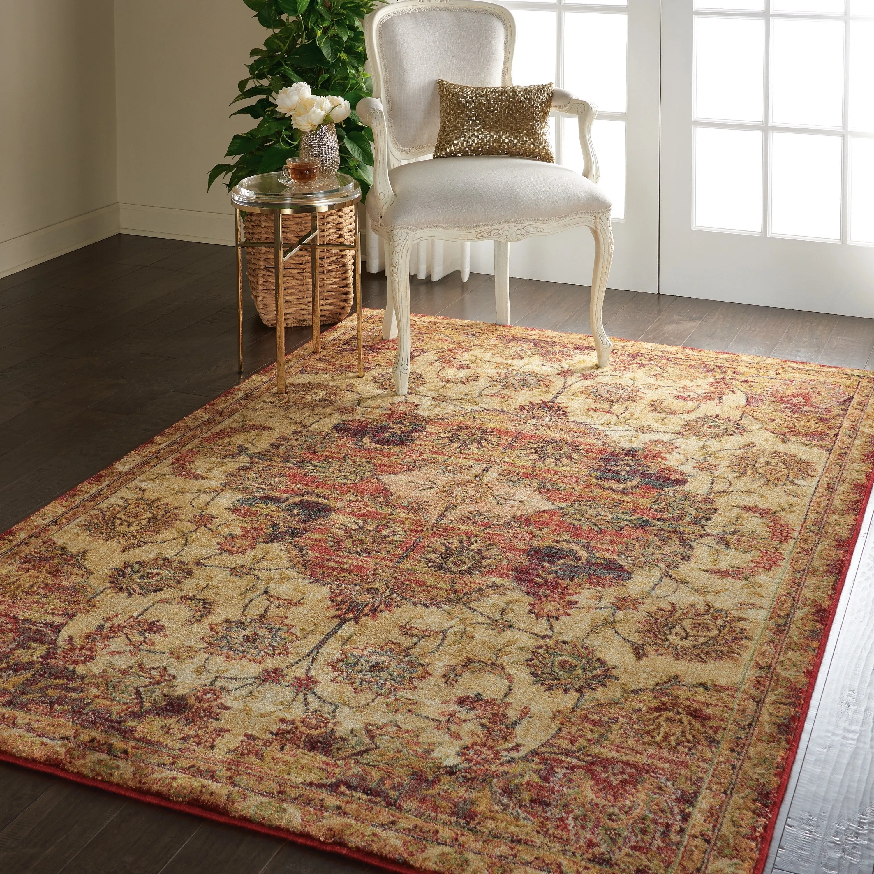 Nourison Vintage Tradition Persian Medallion Area Rug