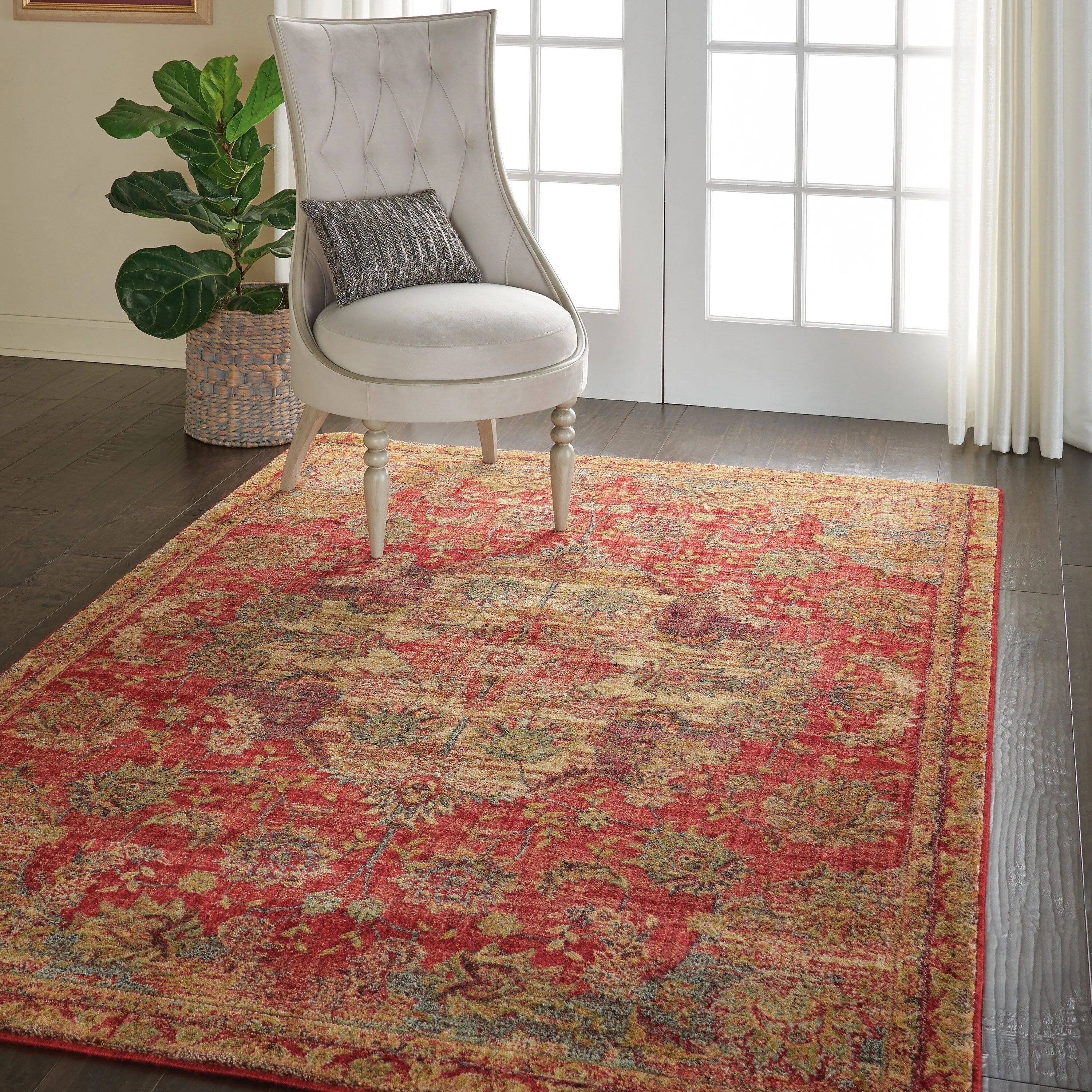 Nourison Vintage Tradition Persian Medallion Area Rug