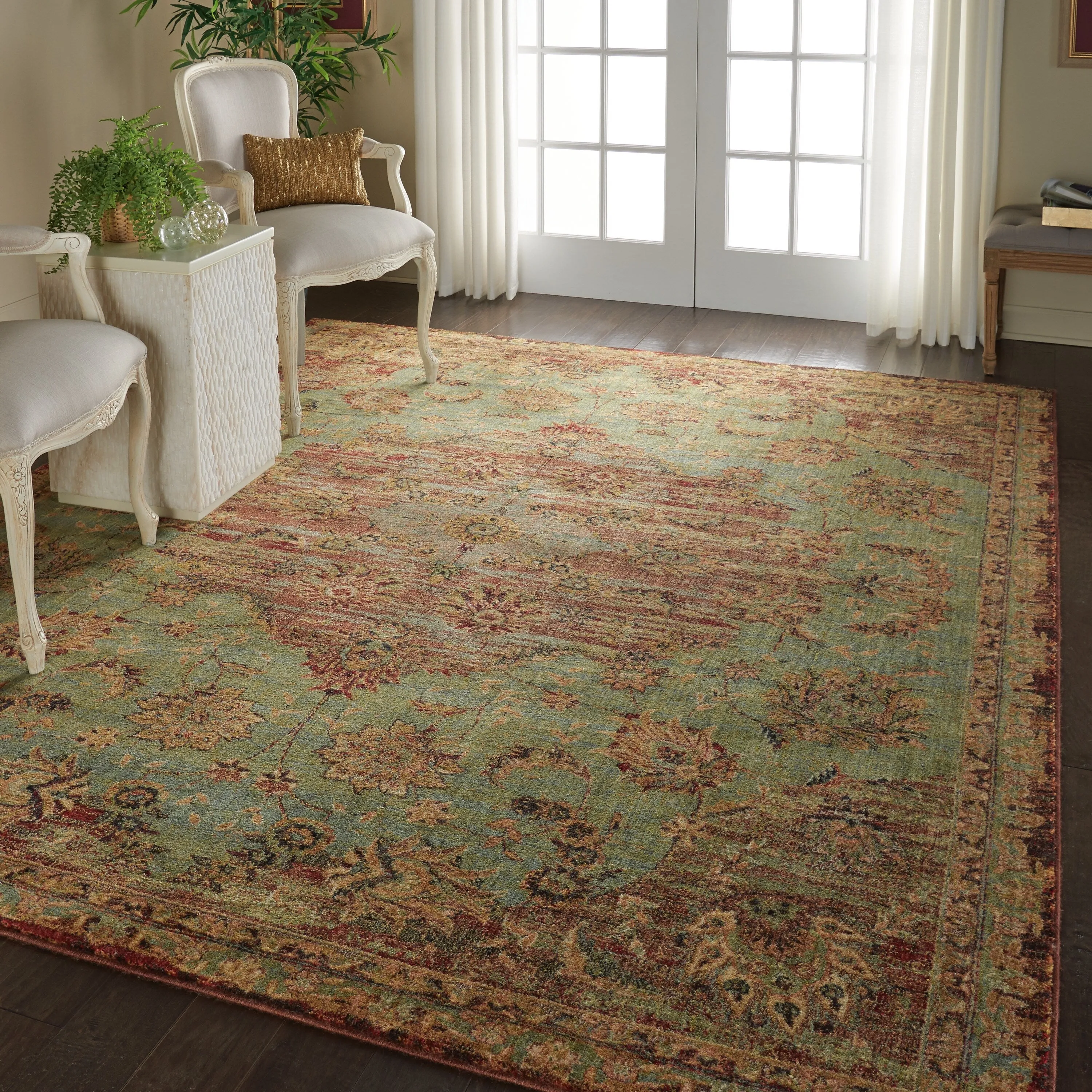 Nourison Vintage Tradition Persian Medallion Area Rug