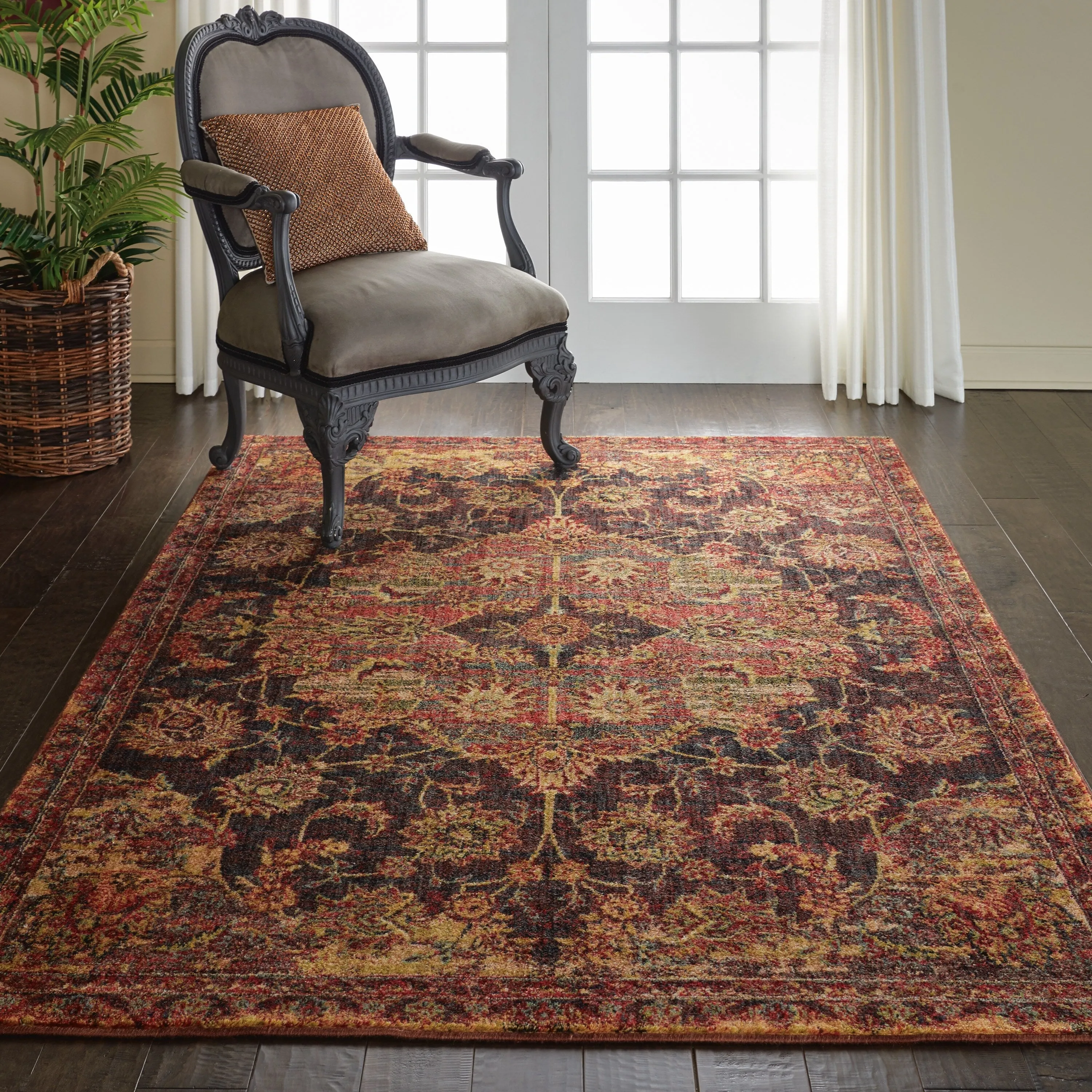 Nourison Vintage Tradition Persian Medallion Area Rug