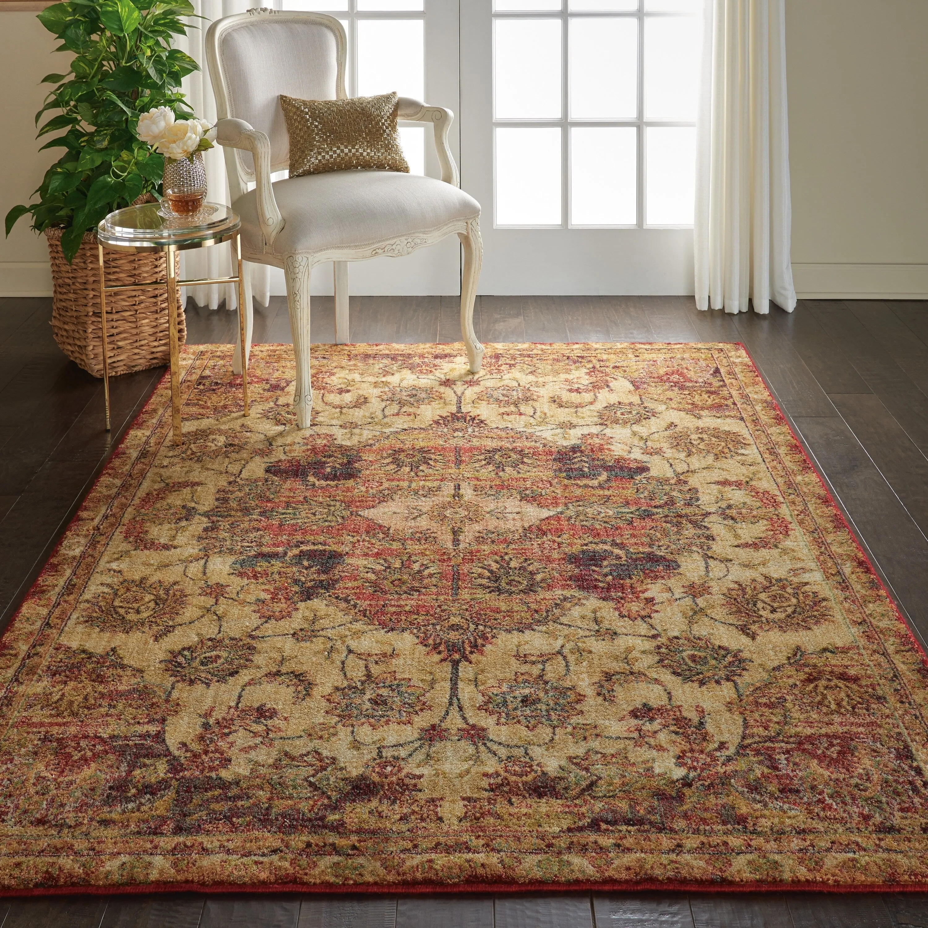 Nourison Vintage Tradition Persian Medallion Area Rug
