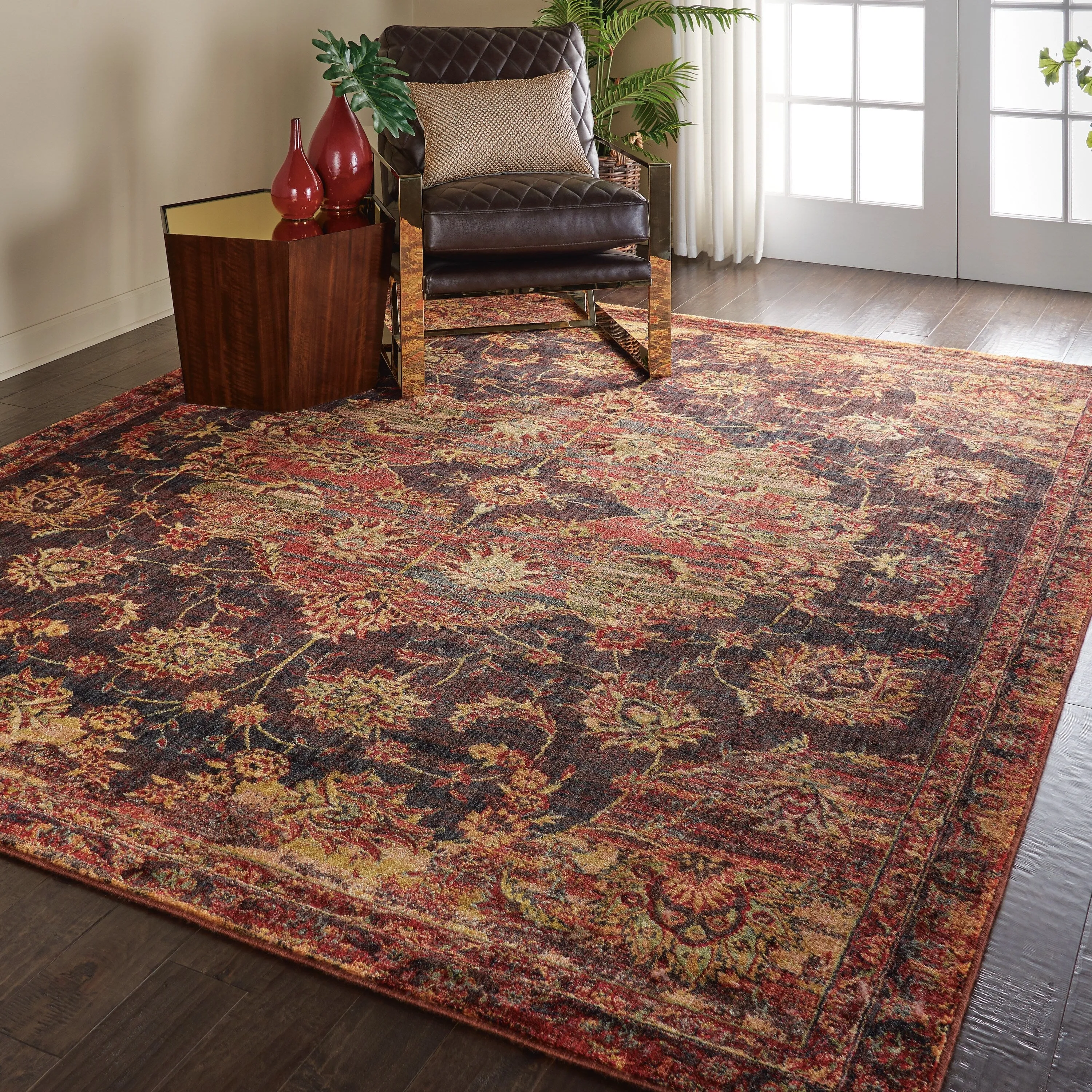 Nourison Vintage Tradition Persian Medallion Area Rug