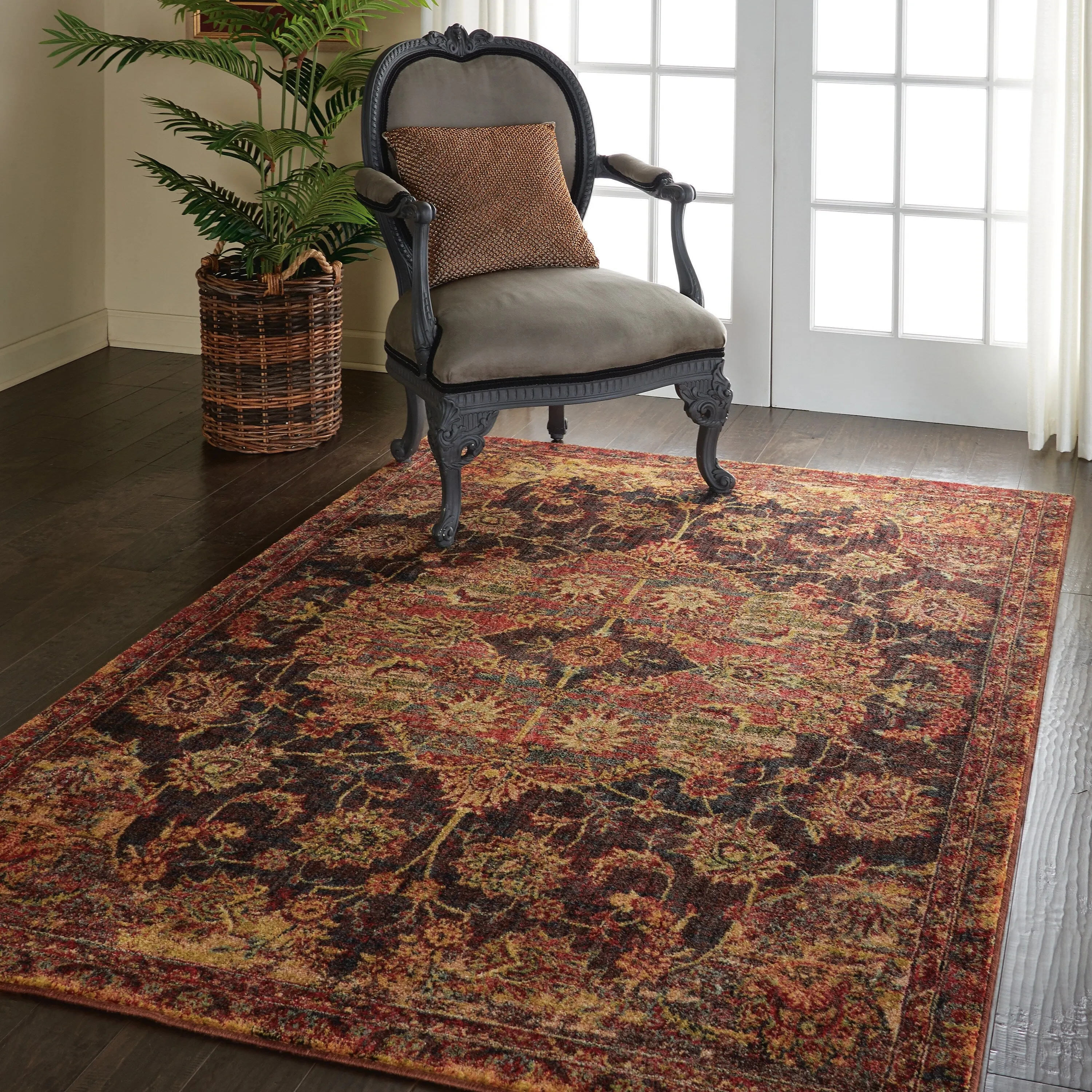 Nourison Vintage Tradition Persian Medallion Area Rug