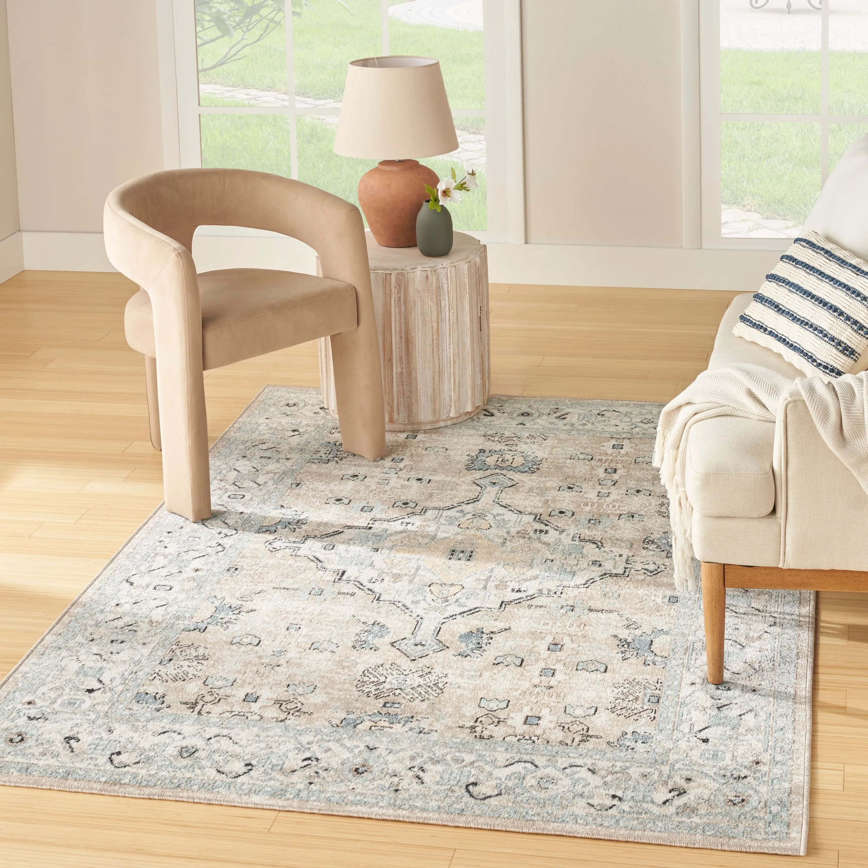 Nourison Washable Decor Indoor only Machine Washable Persian Area Rug