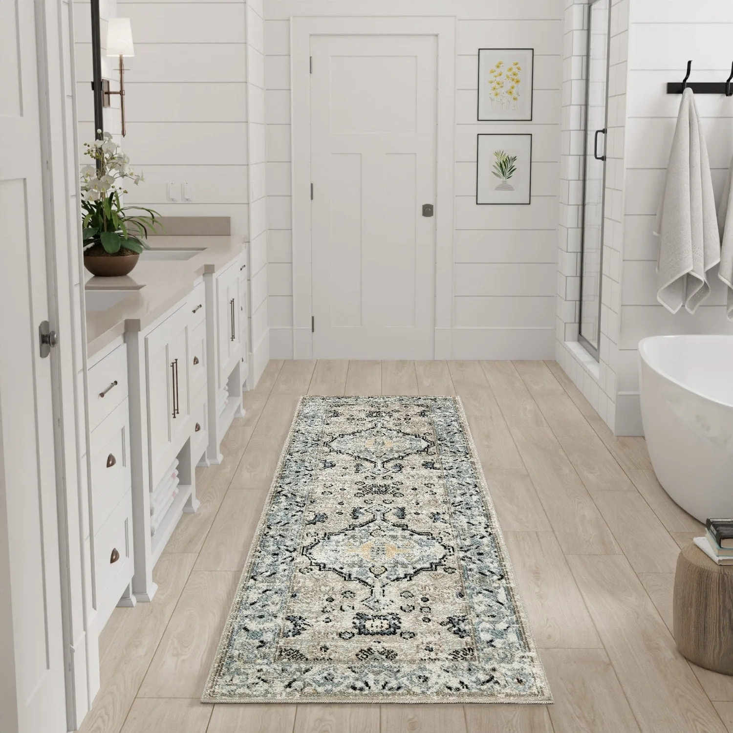 Nourison Washable Decor Indoor only Machine Washable Persian Area Rug