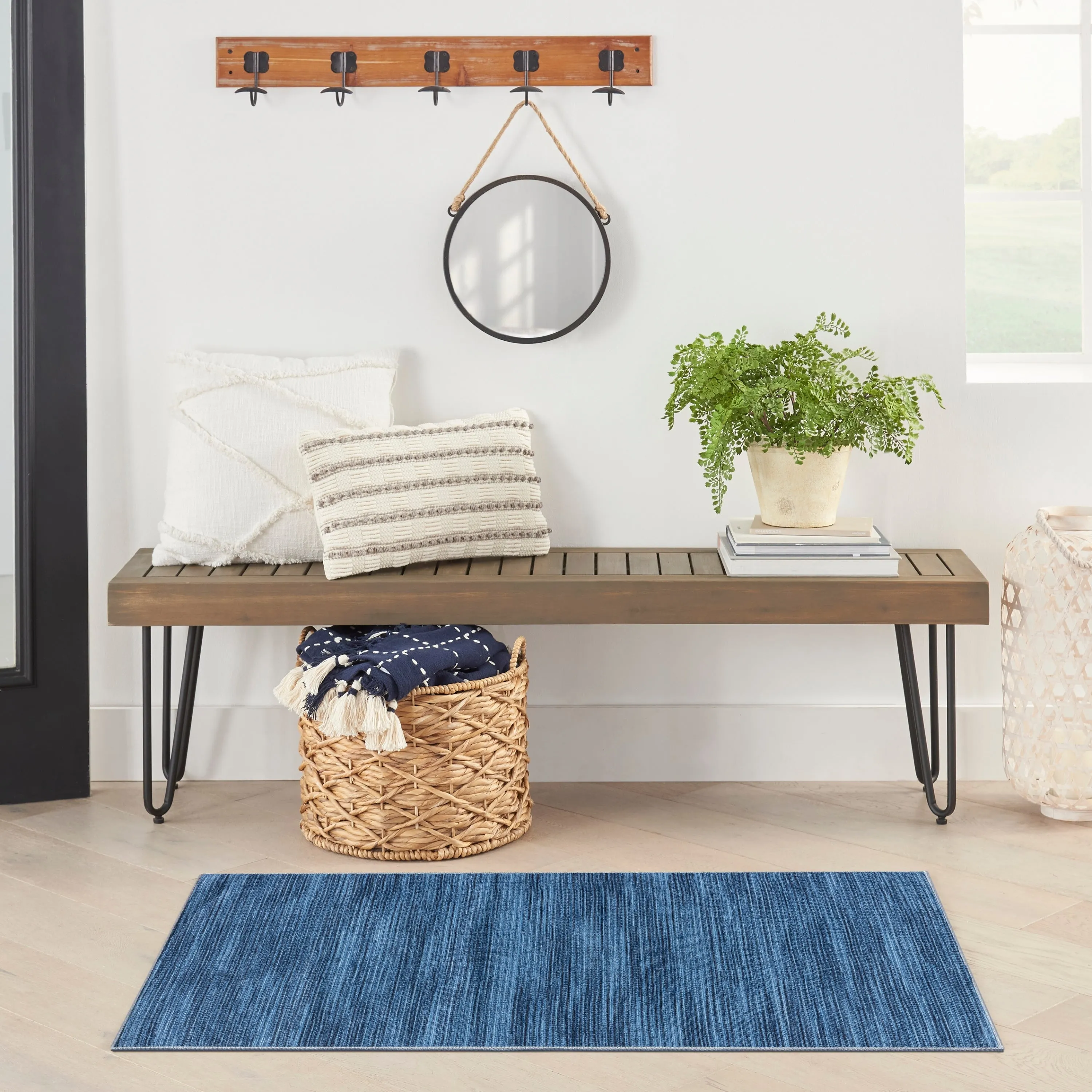 Nourison Washables Indoor Abstract Area Rug