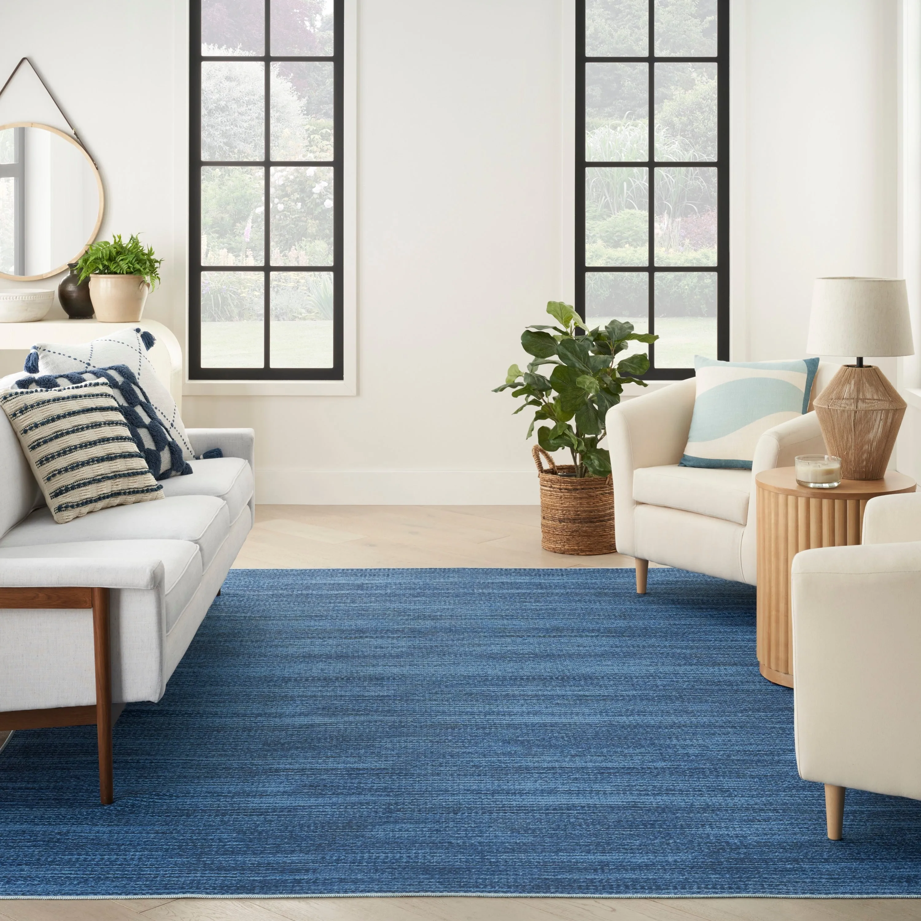 Nourison Washables Indoor Abstract Area Rug