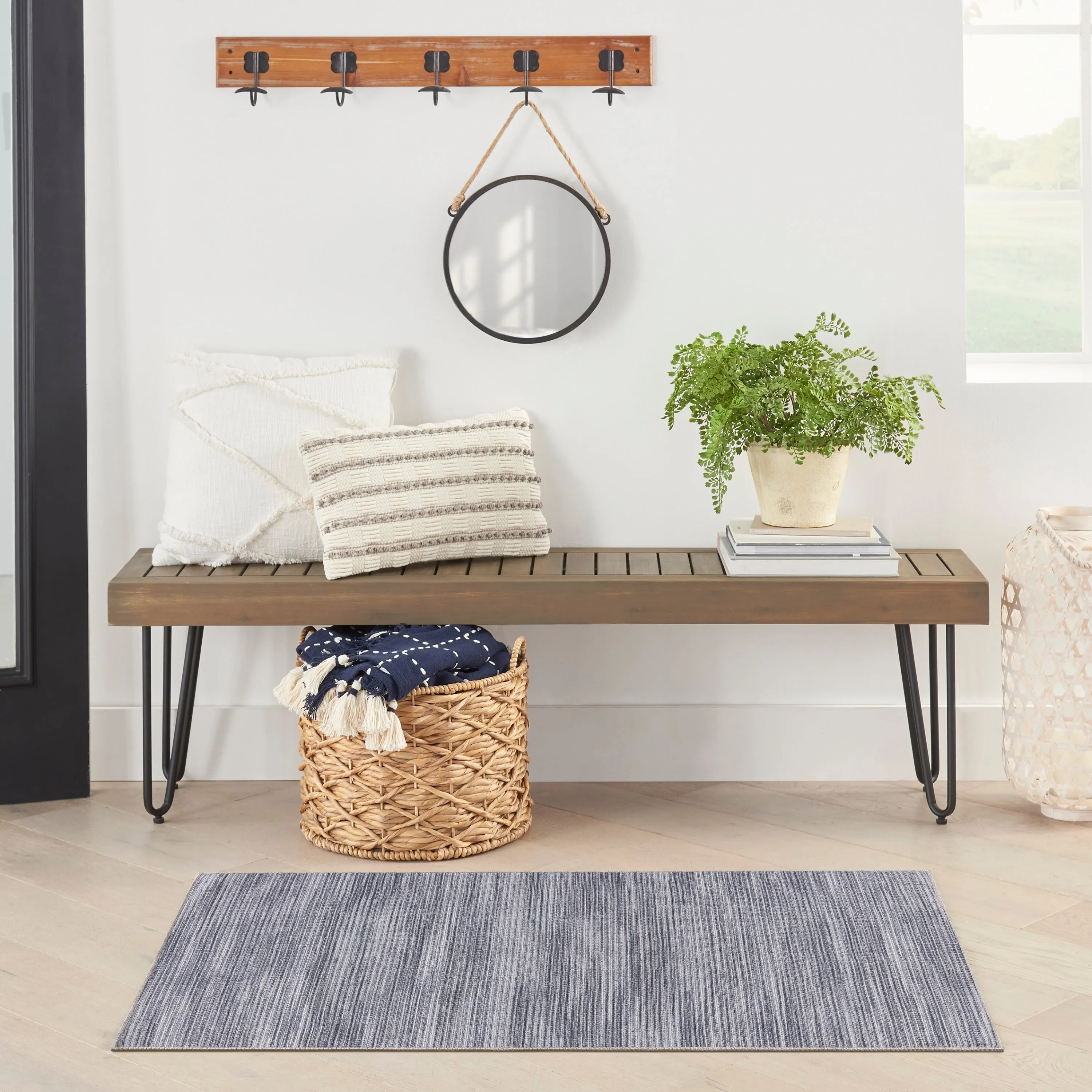 Nourison Washables Indoor Abstract Area Rug