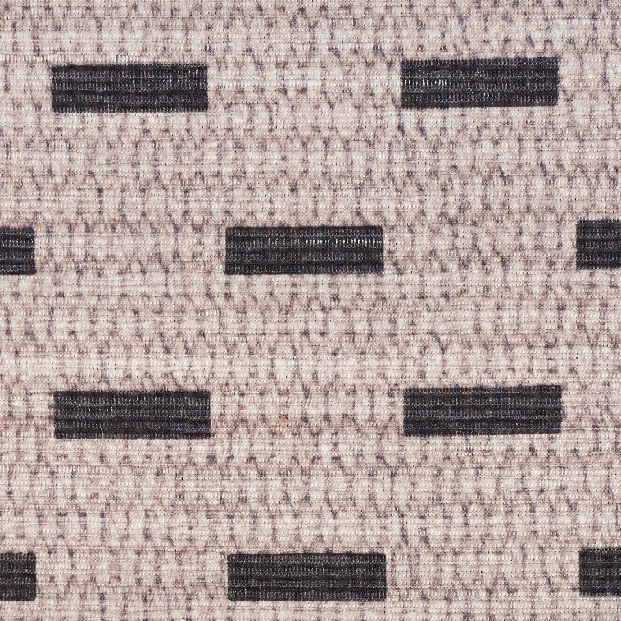 Nourison Washables Indoor Cream Geometric Area Rug