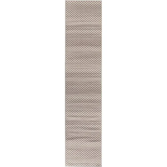 Nourison Washables Indoor Cream Geometric Area Rug