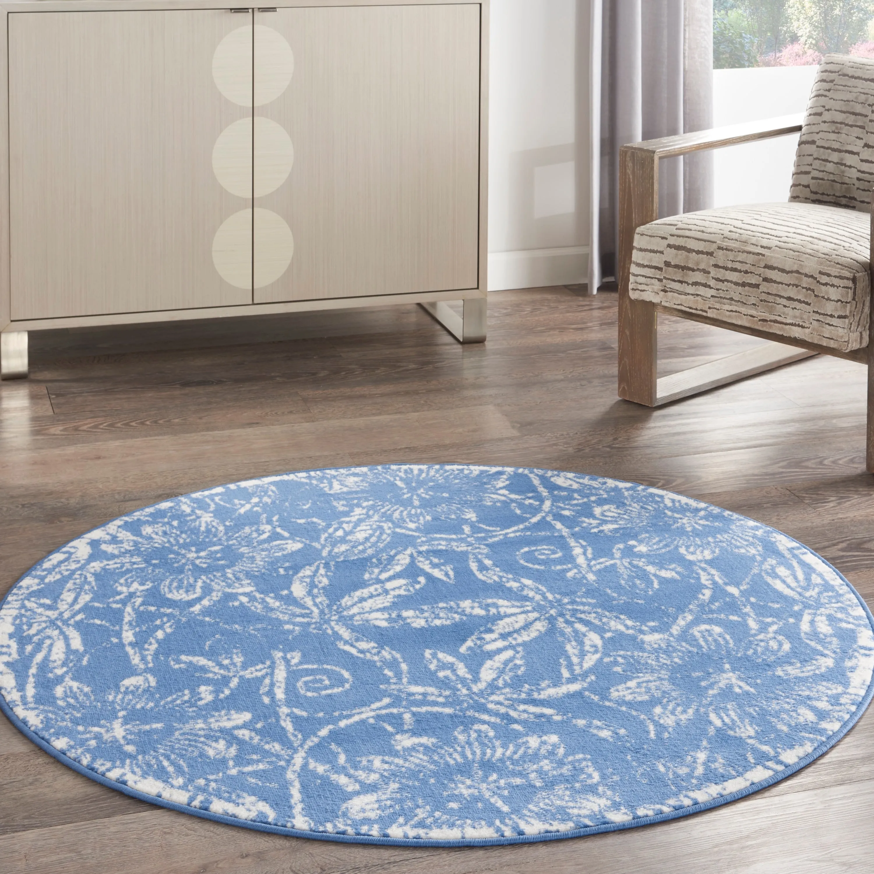 Nourison Whimsicle Country Farmhouse Floral Area Rug